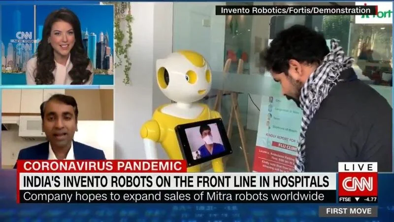 Invento Robotics, one of BAJ Accelerator startups, was featured on CNN