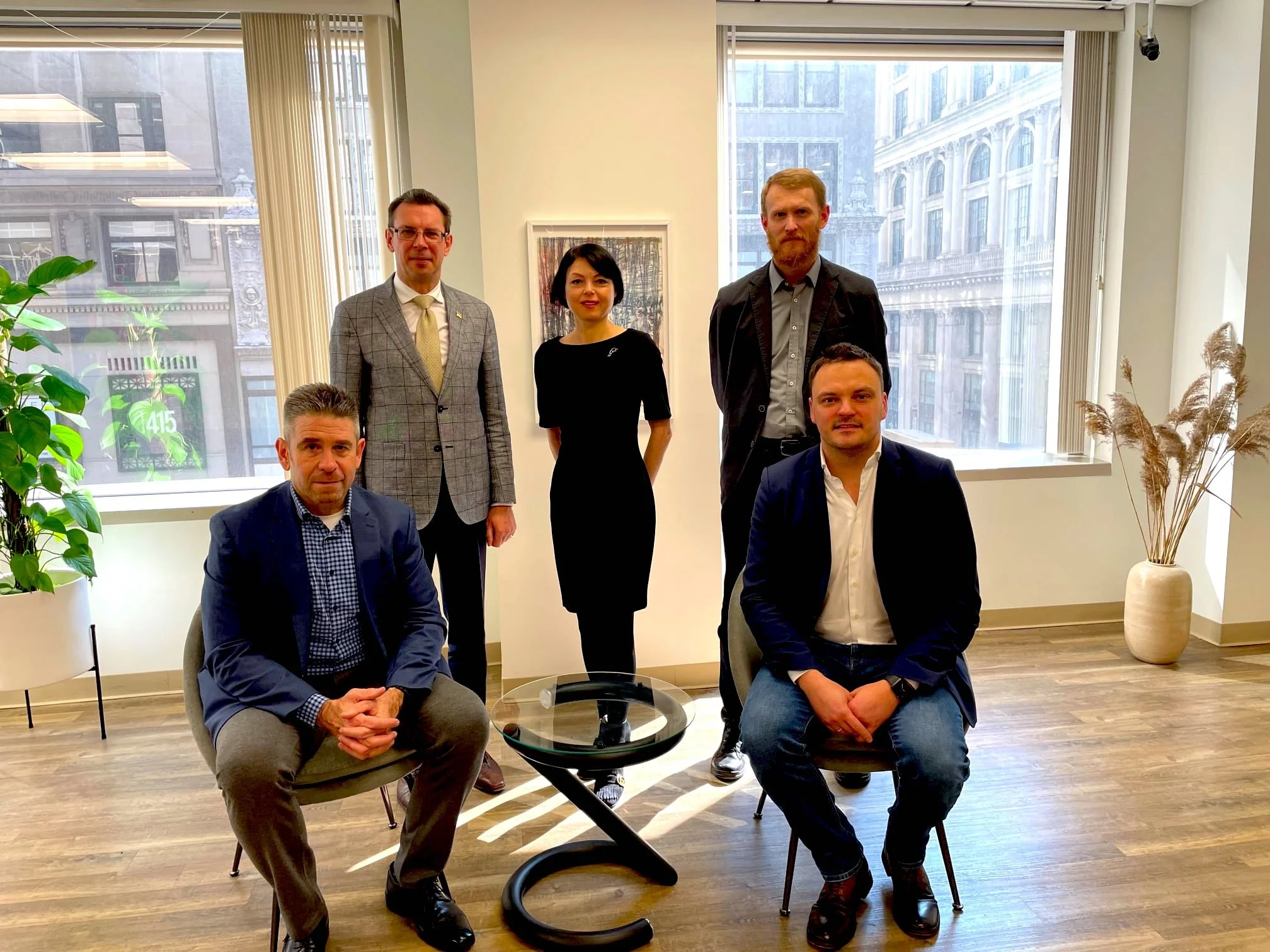 SoHo Dragon U.S.-Lithuanian Executives Met in NYC at the Consulate General in New York