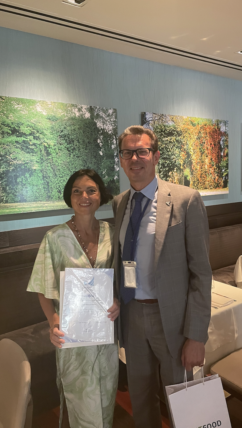 The Minister of Economy and Innovation of the Republic of Lithuania, Ausrine Armonaite, Commended Inga Klimasauskiene, the Head of the Baltic American Chamber of Commerce