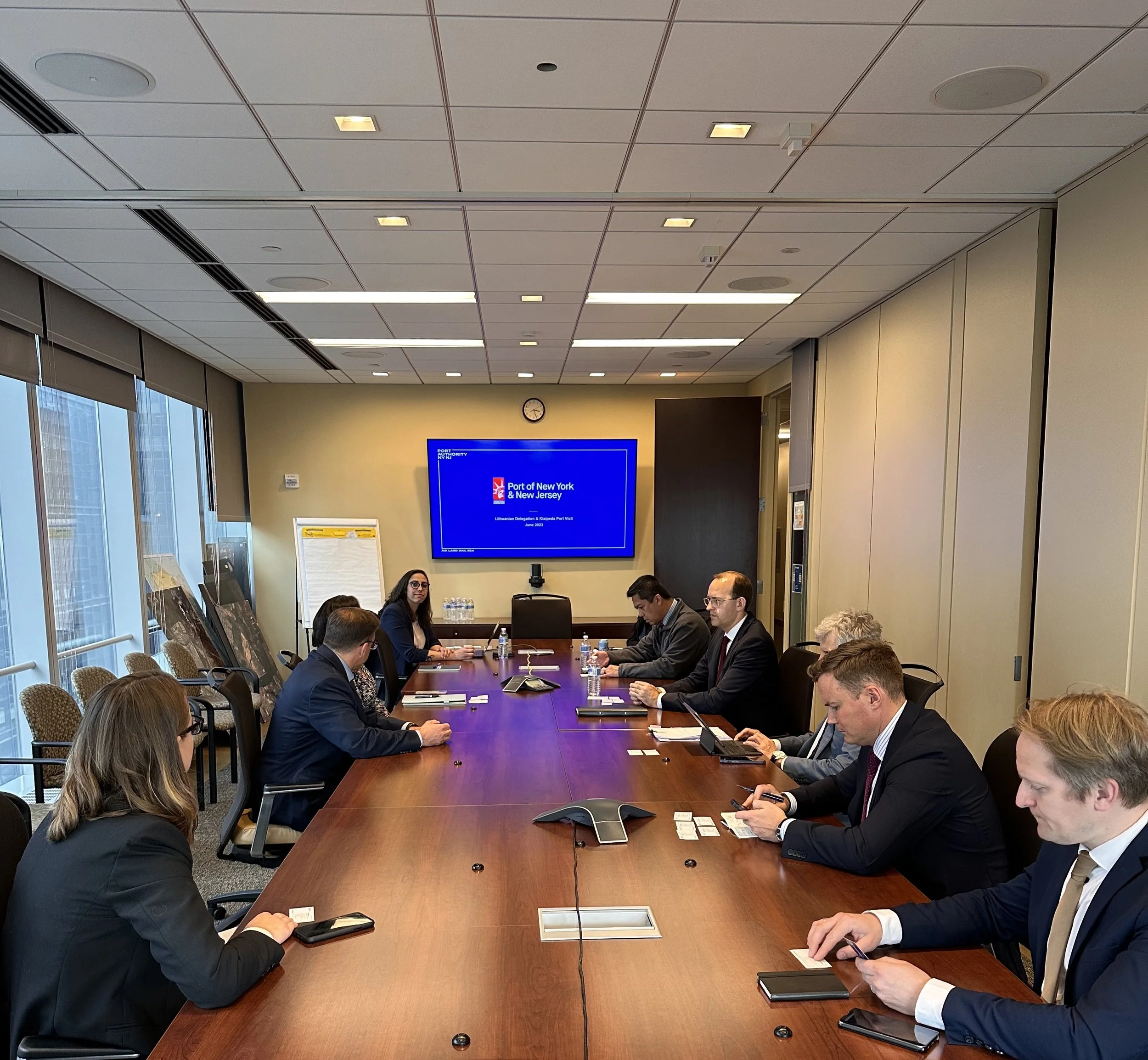 Port Authority NY &amp; NJ Met the Lithuanian Minister of Transport and CEO of Klaipeda Sea Port