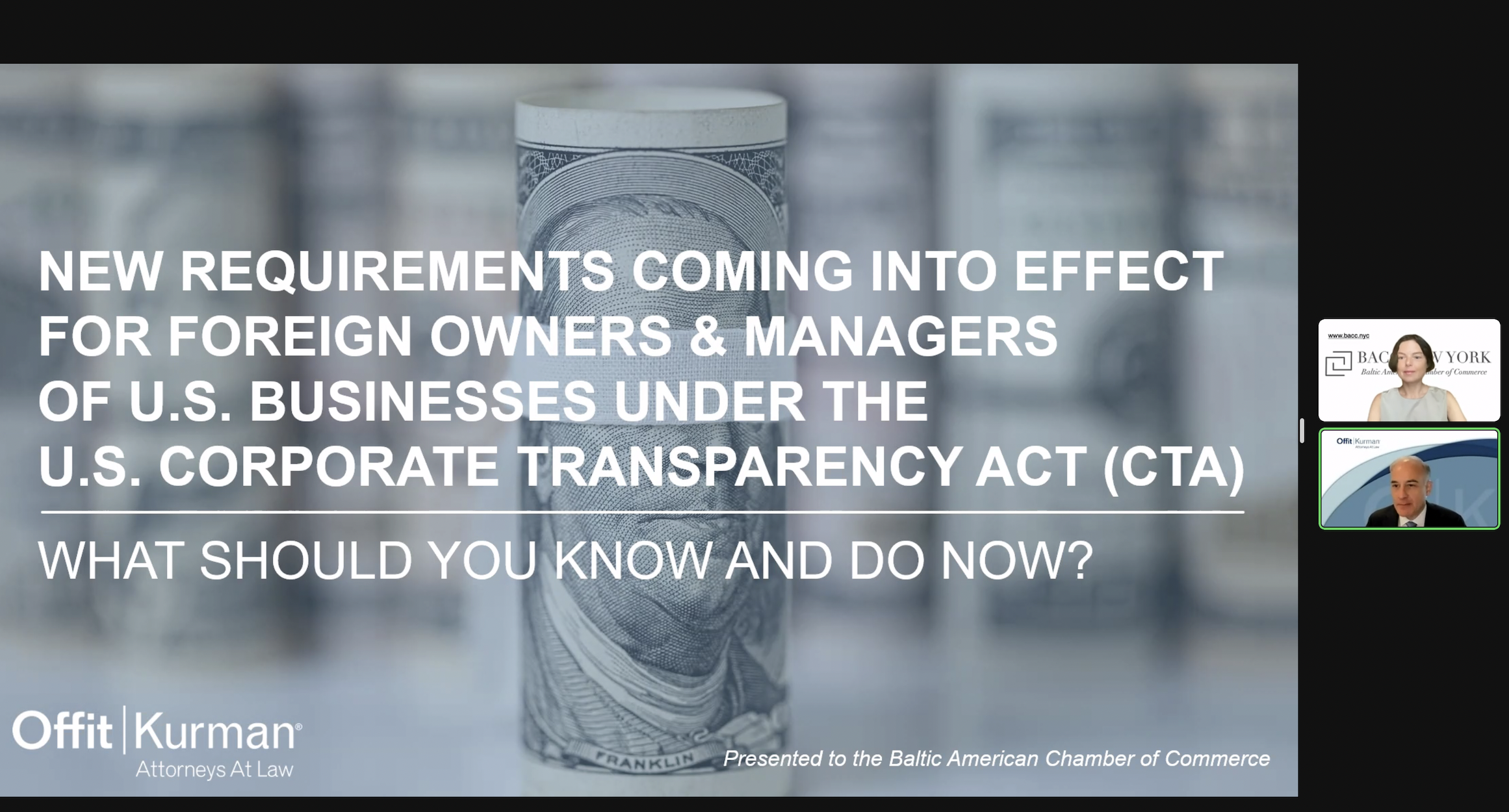 New Requirements Coming into Effect for Foreign Owners &amp; Managers of U.S. Businesses
