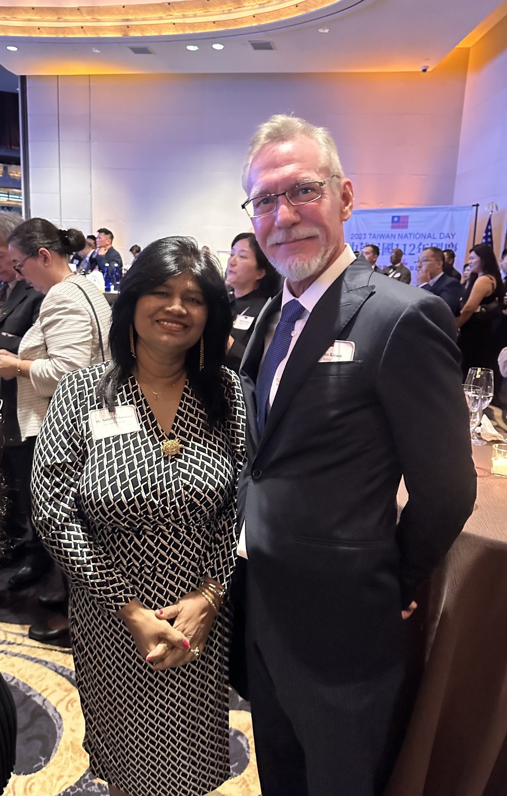 Sadiah Mohammed, President of Oceanair Logistics and John Kissane, Partner of WFW