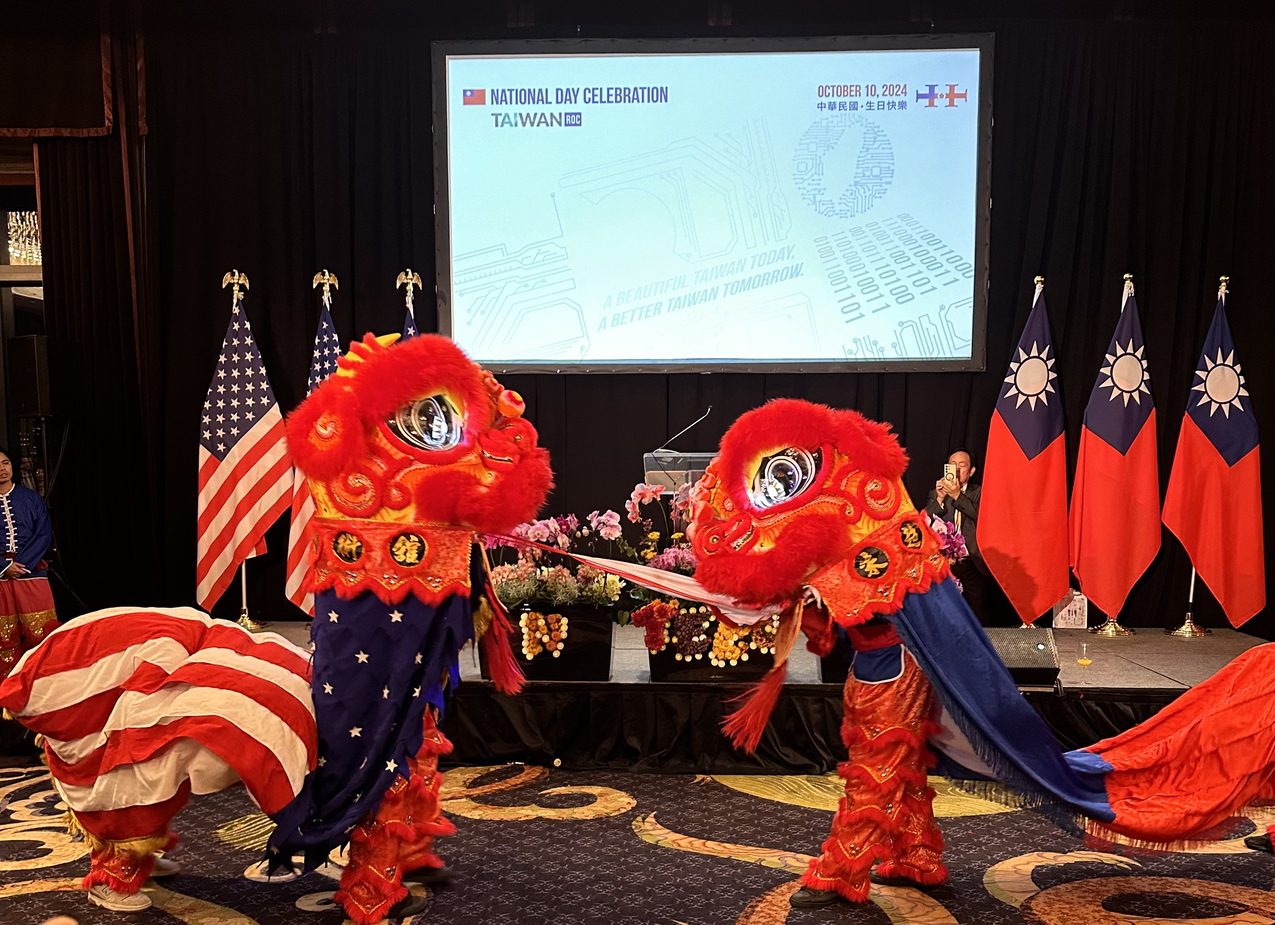 Celebrating the 113th National Day of the Republic of China (Taiwan)