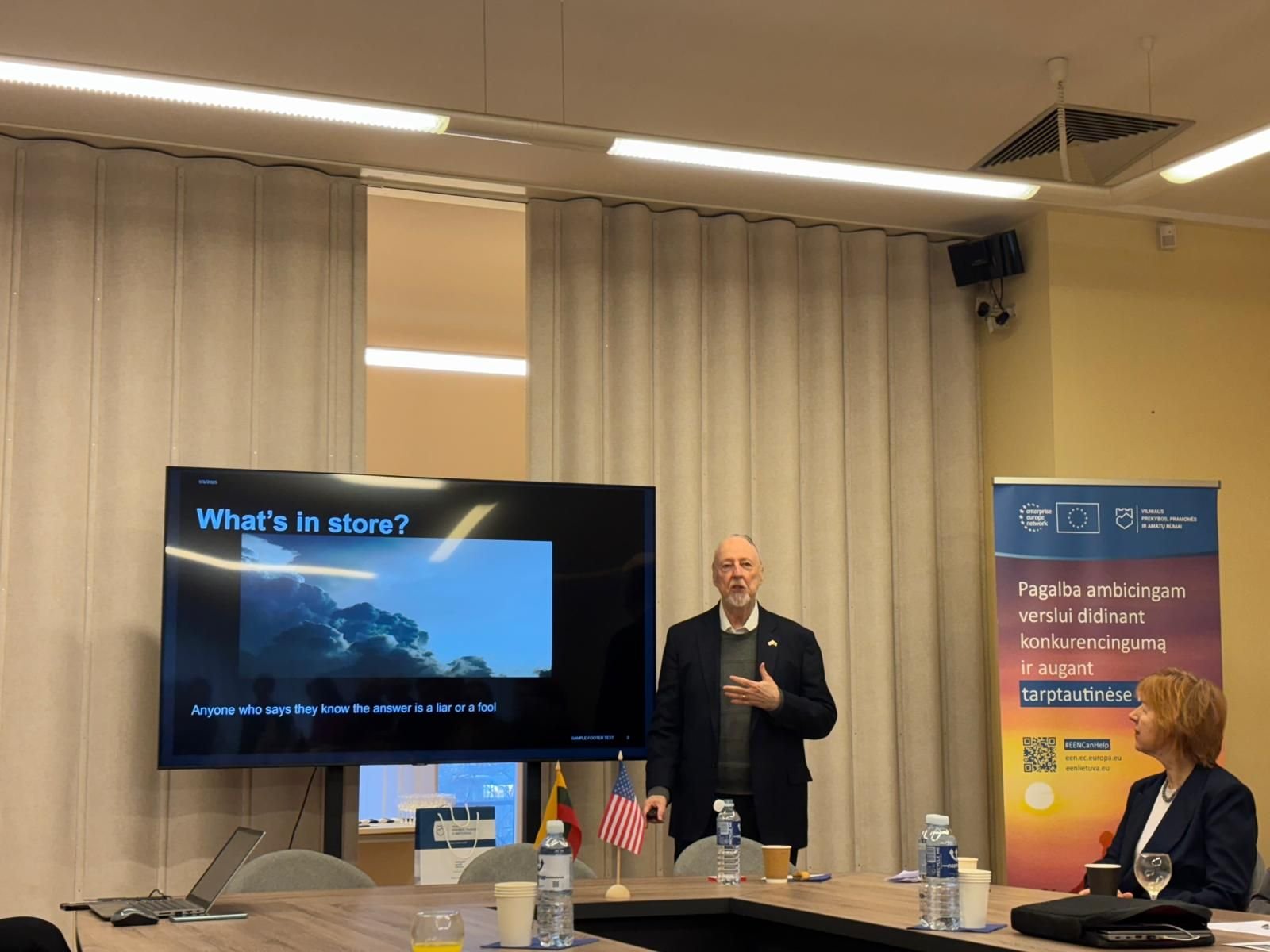 BACC Member Michael J. Breen Presents to Vilnius Chamber of Commerce on U.S. Opportunities for Lithuanian Businesses