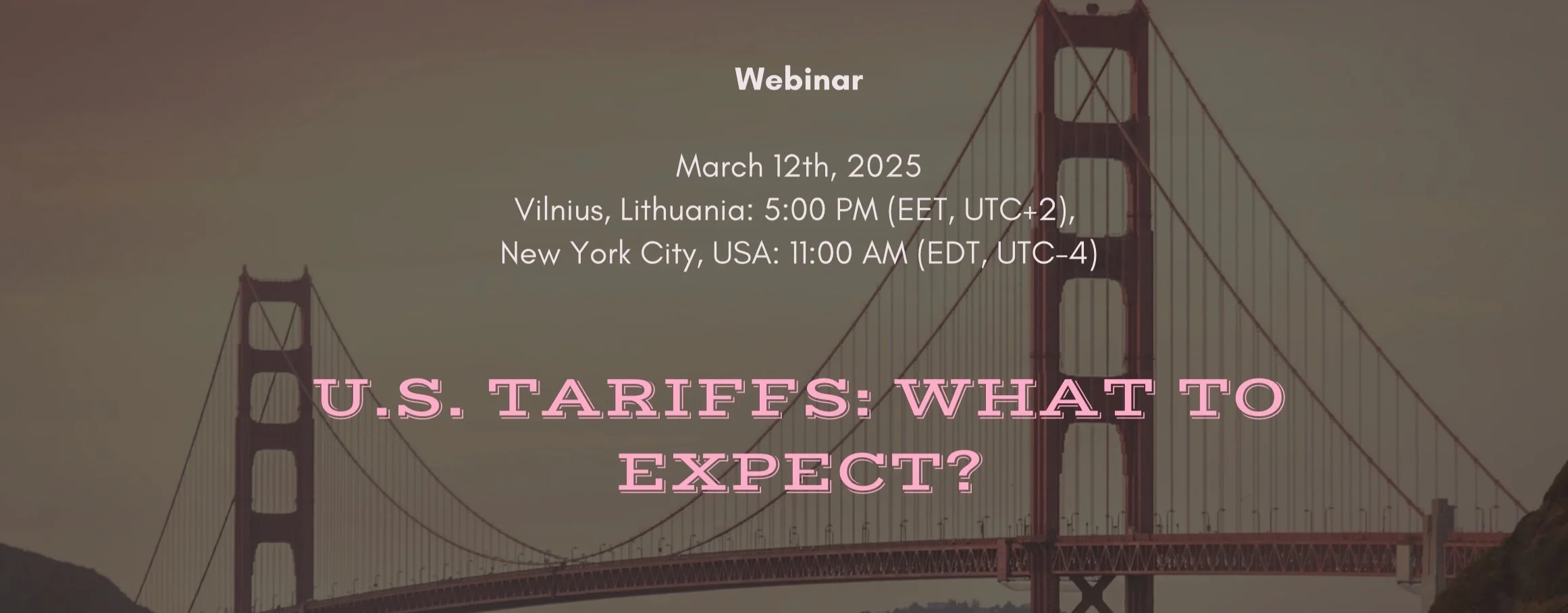 Webinar on U.S. Tariffs and Their Impact on the EU - March 12, 2025