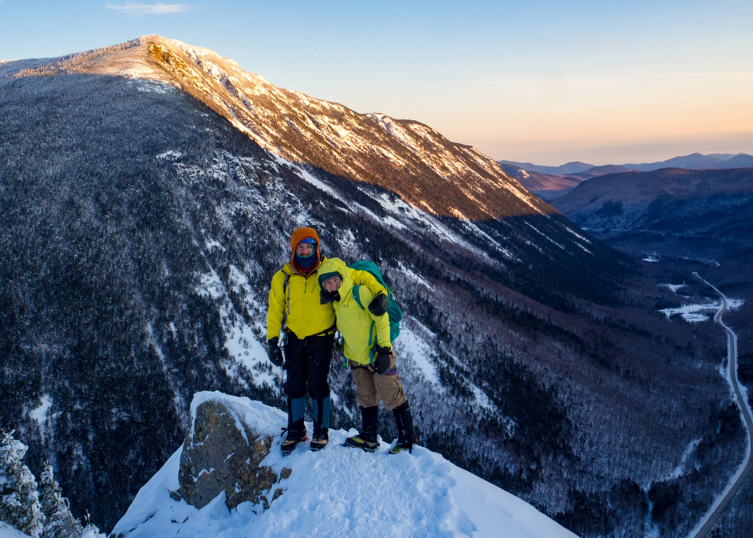 On top of Mt. Willard, in Crawford Notch State Park.