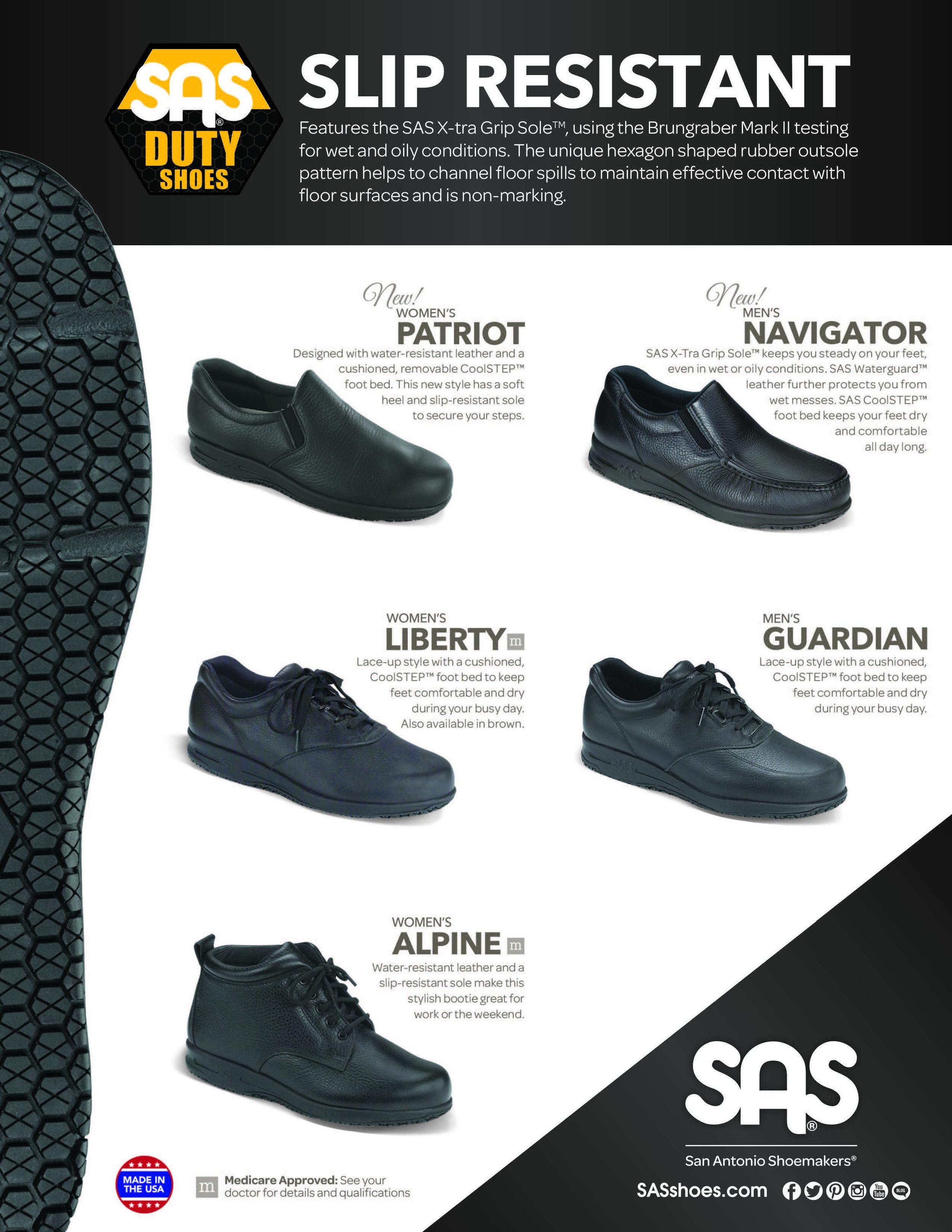 slip resistant shoe companies