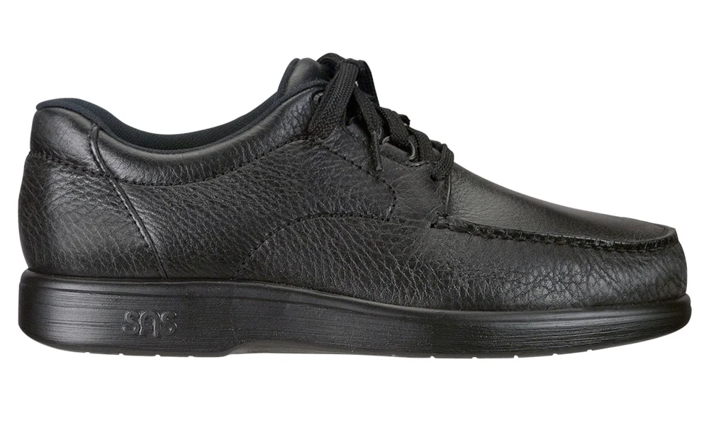 NEW SAS men\'s bout time mocassin shoes in black bout-time-lt-matte-black-mens-  main image 2