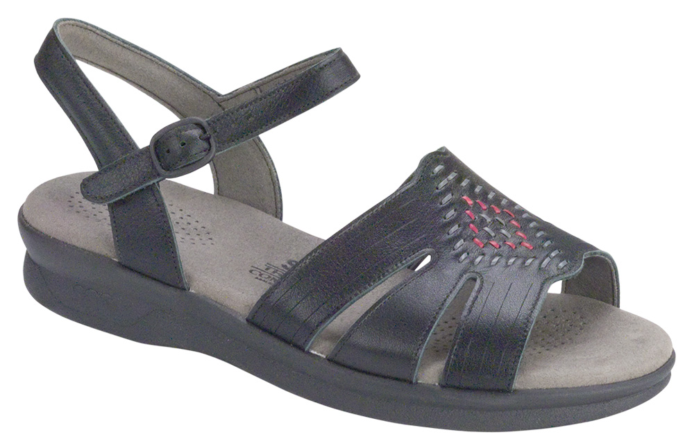 black huarache sandals women's