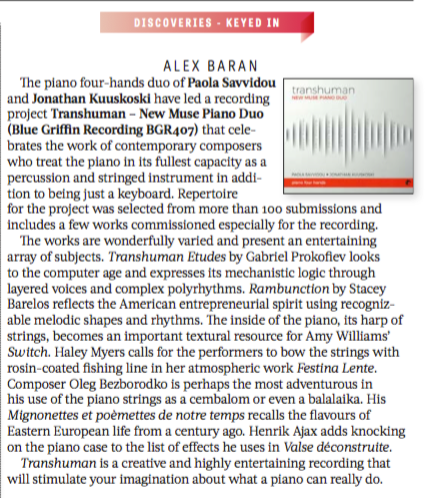 by Alex Baran, the Whole Note
