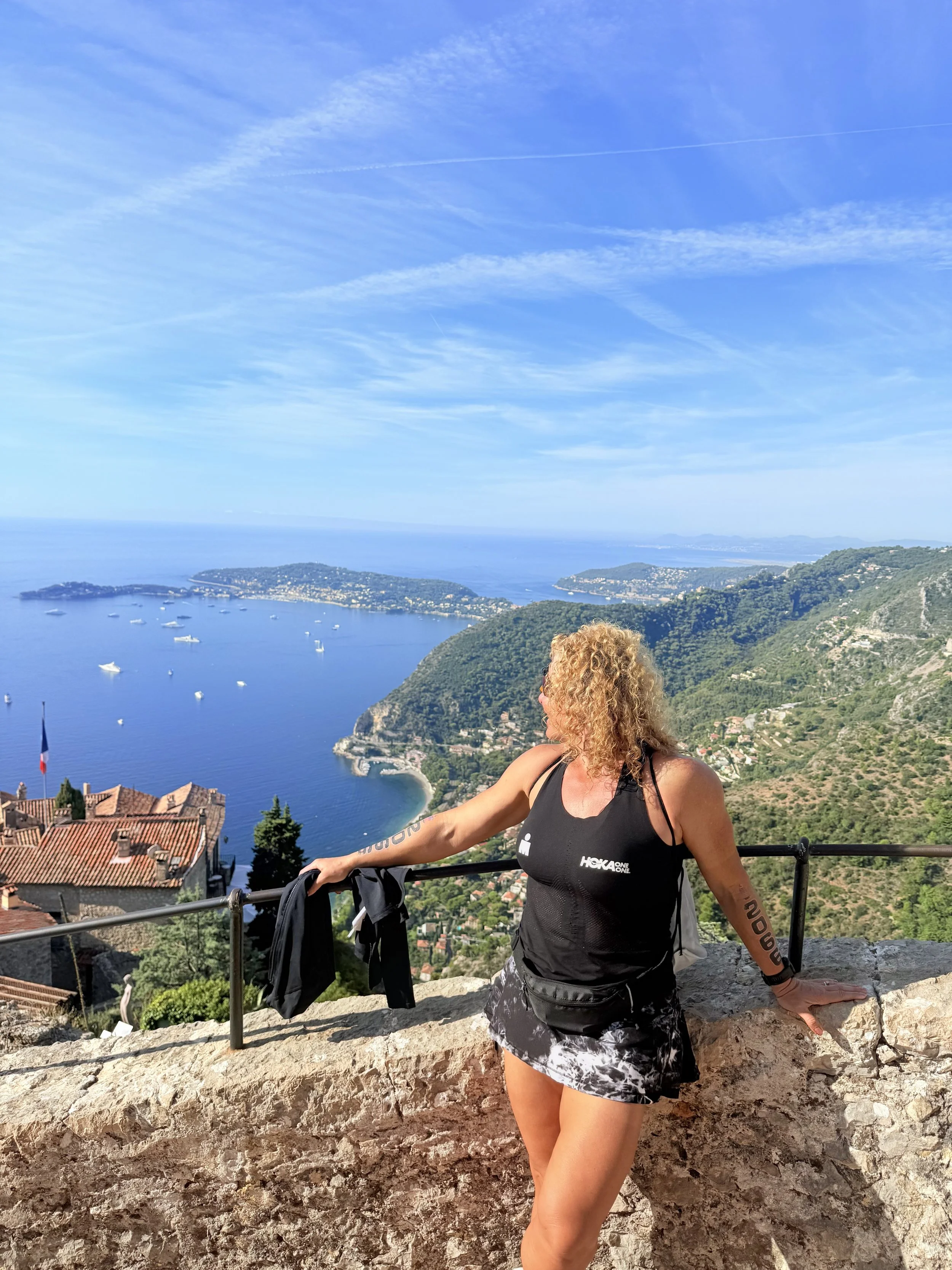Rosa Laura in Eze France Riviera after IRONMAN 70.3 World Championship