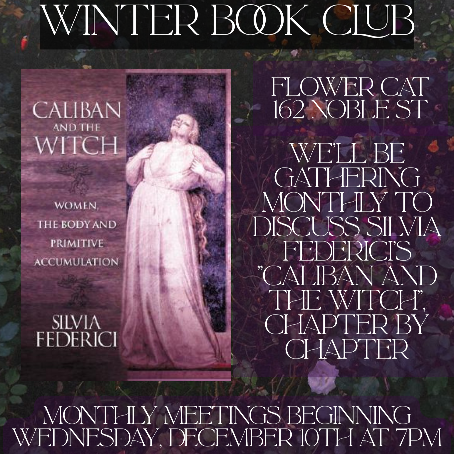 Winter Book Club with Mack: Caliban and the Witch