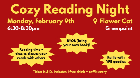 Cozy Reading Night with Yellow Peril Books