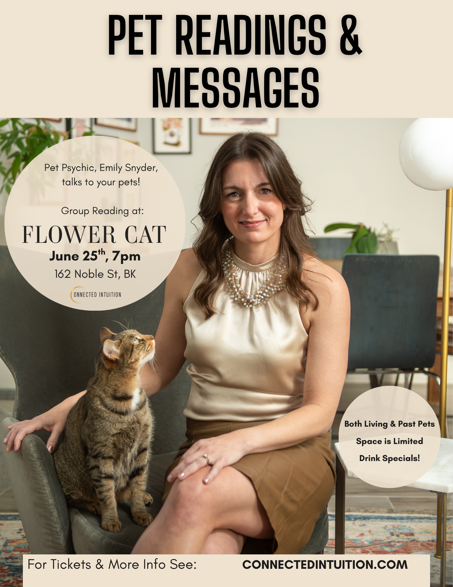 Pet Psychic Group Readings with Emily Snyder