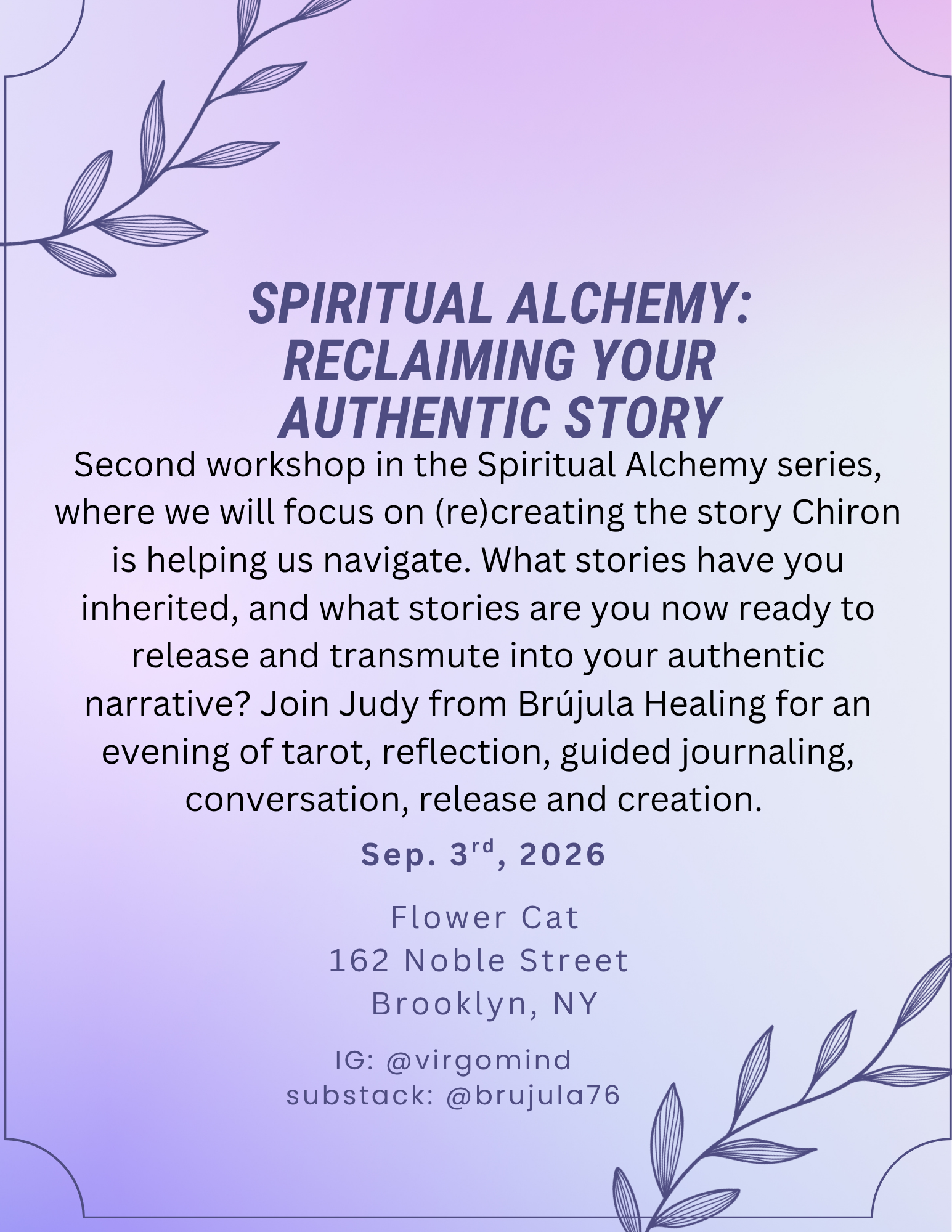 Spiritual Alchemy: Reclaiming Your Authentic Story