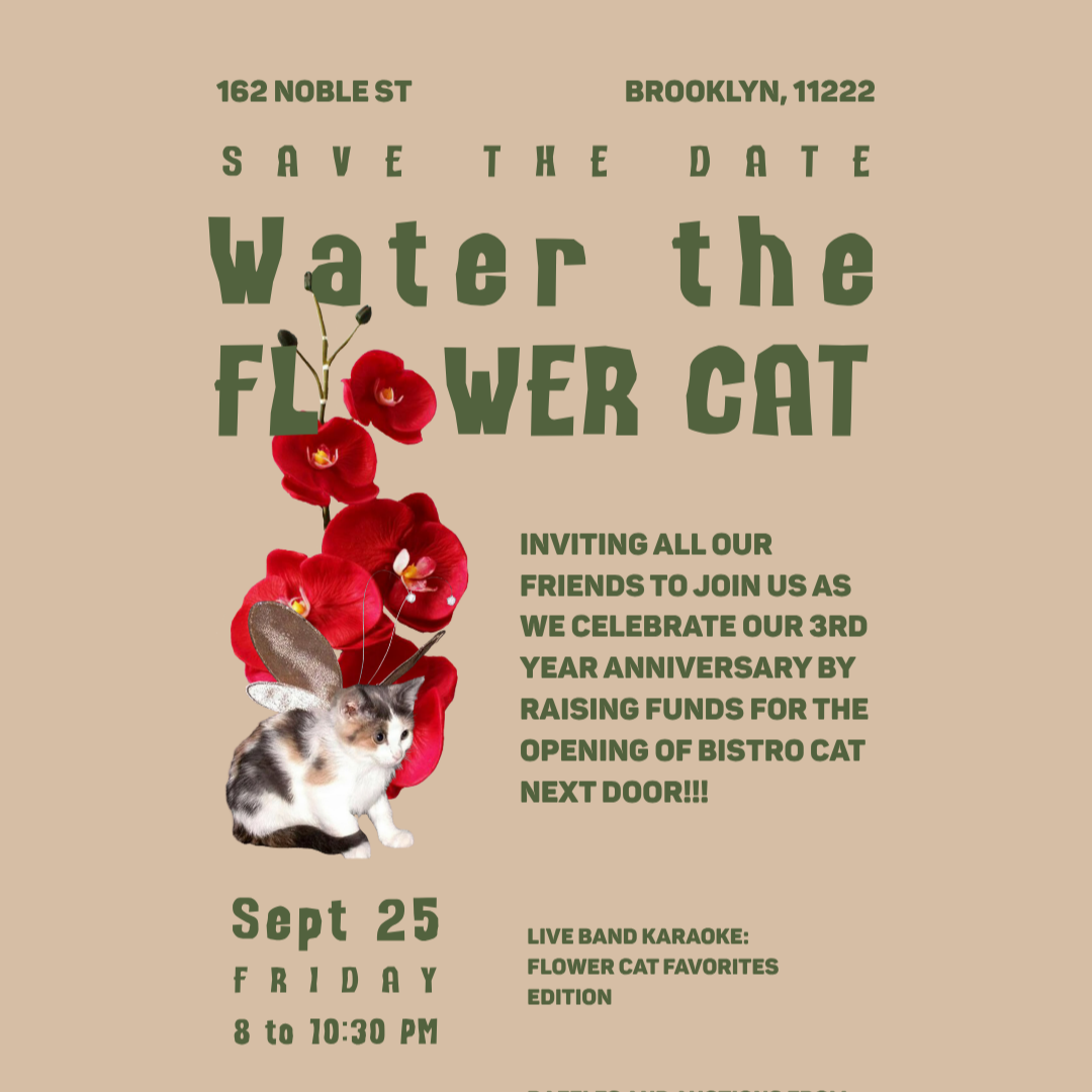 Live Band Karaoke: Water The Flower Cat Edition