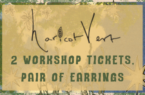 Custom Pair of Earrings & 2 Workshop Tickets