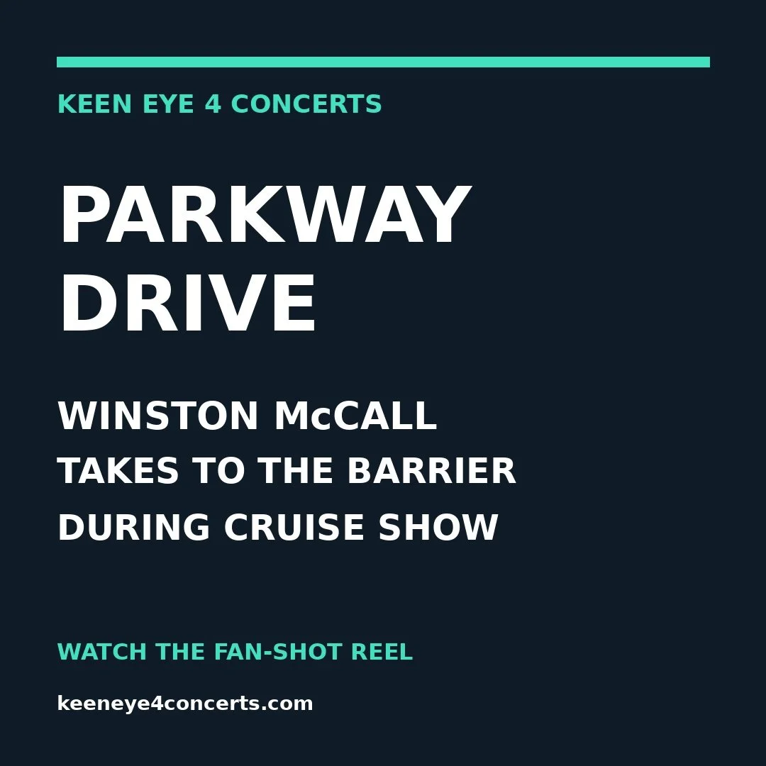 Watch: Parkway Drive’s Winston McCall Climbs the Barrier During Cruise Performance