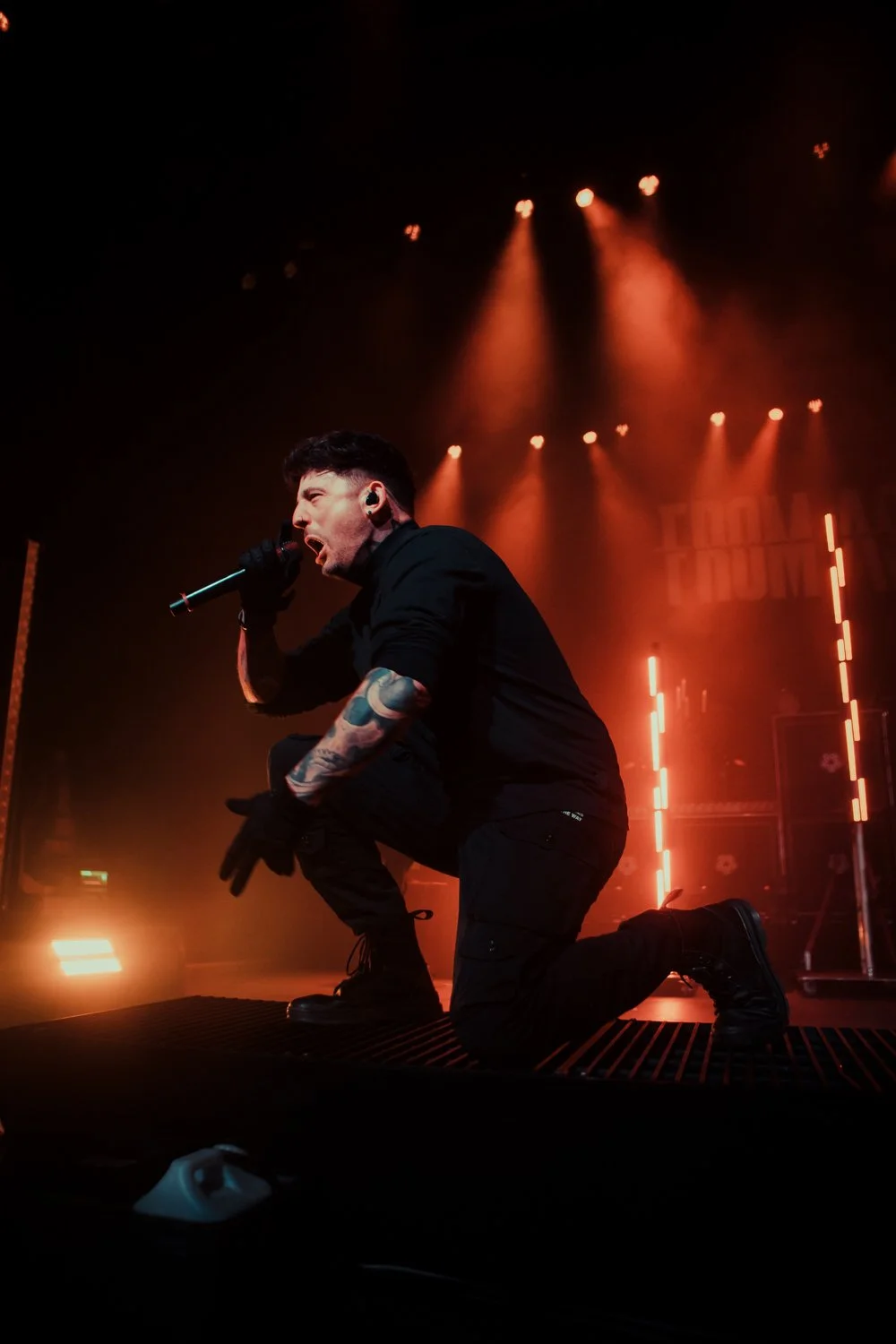 From Ashes To New performing at Riverside Municipal Auditorium, California, 25 April 2026. Photograph by Raven Kendall.