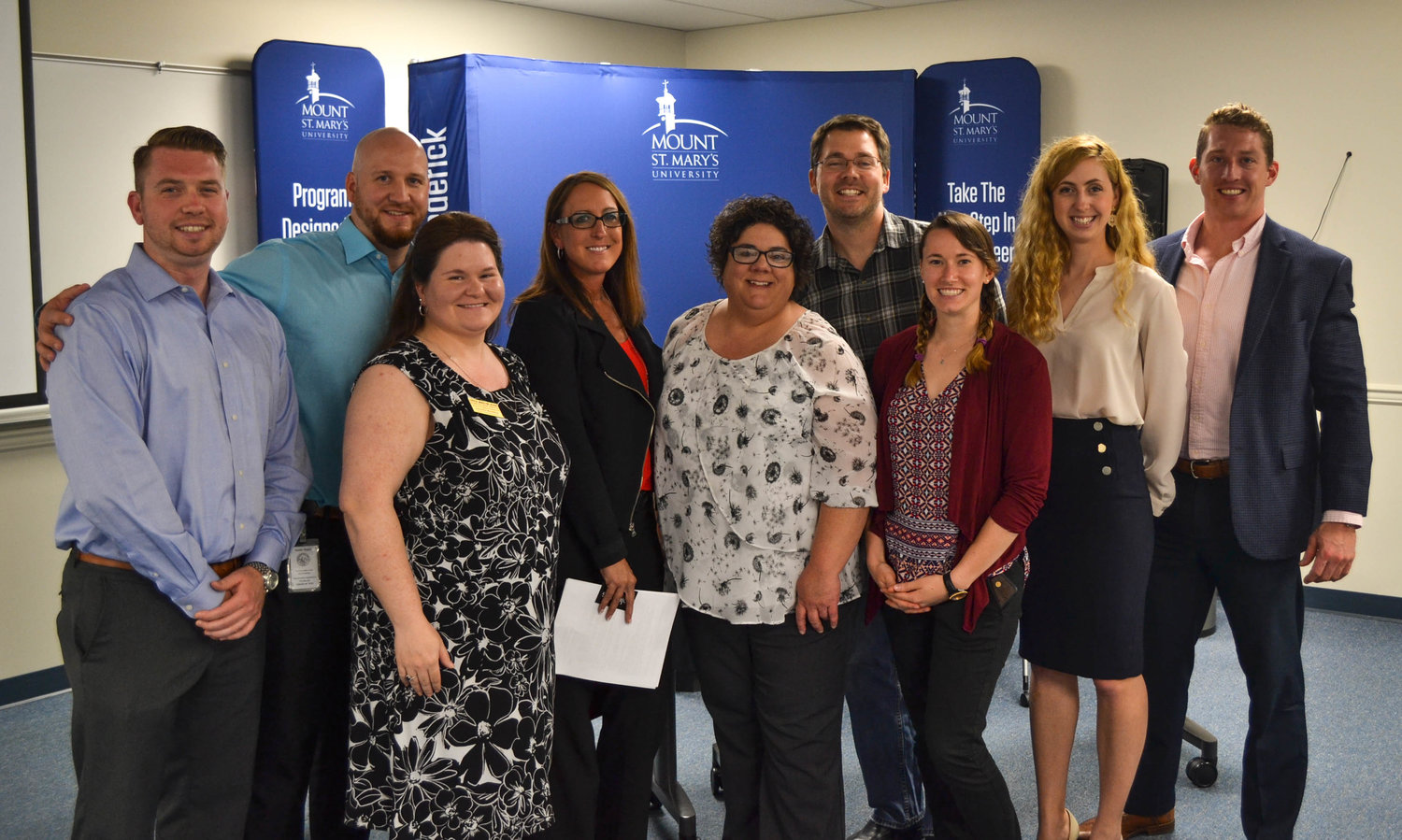 Panelists and some of the members of Generation Connect Steering Committee (from left to right): Brandon Cannon, Wes Leatherman, Jenn Runkles, Tammy Feaster, Betsy Day, Austin Meyermann, Bailey Rankin, Ana Filipovic Windsor, Kris Miner.