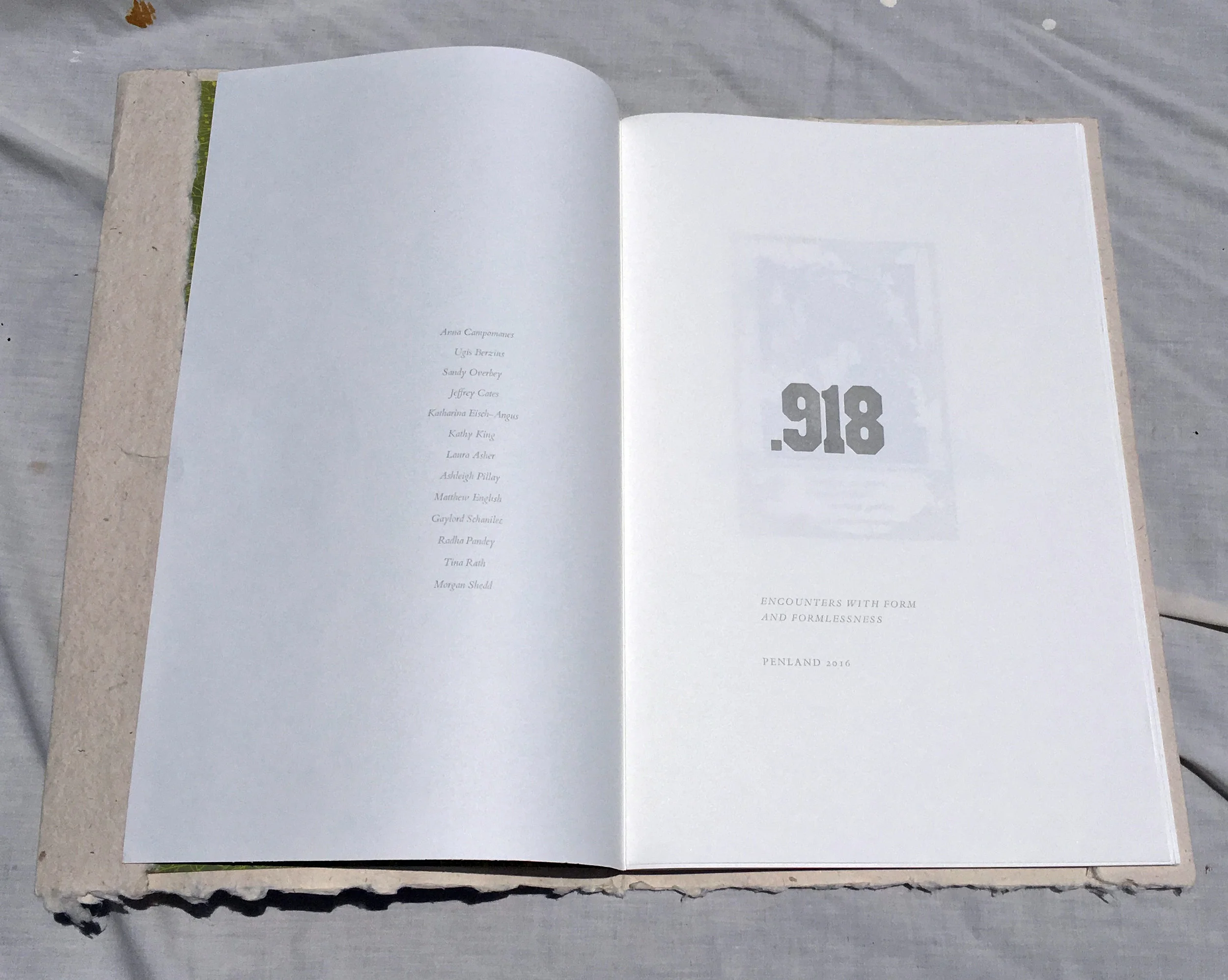 Penland 2016 - book index