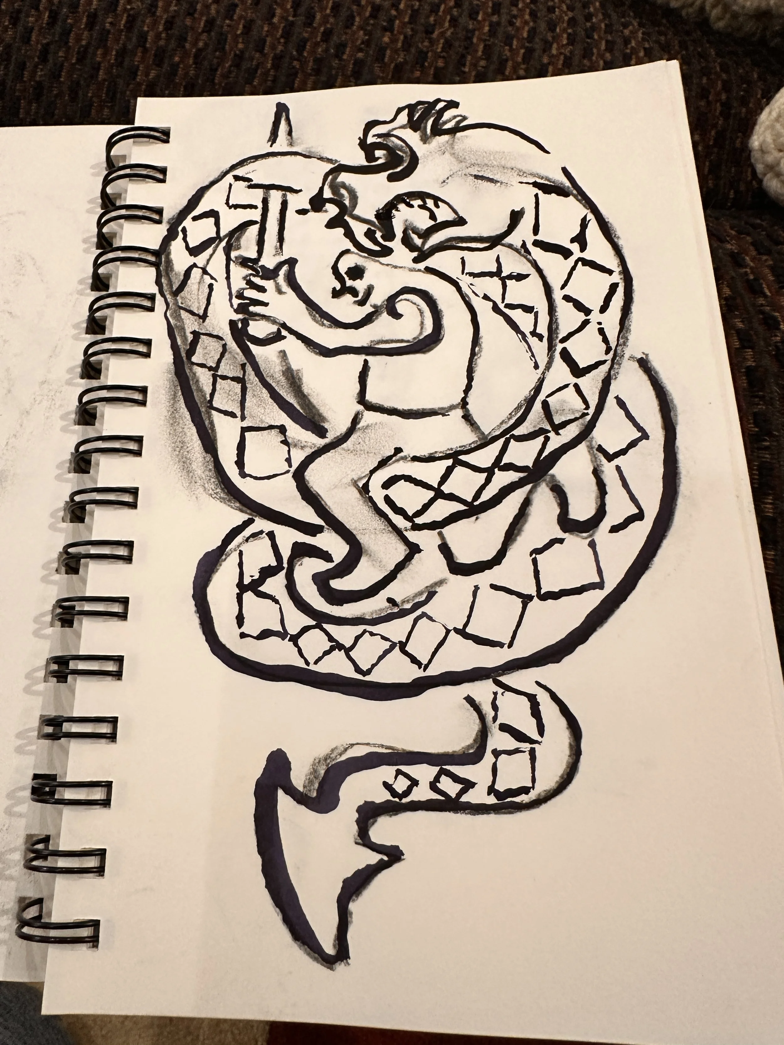Beowulf battles the dragon