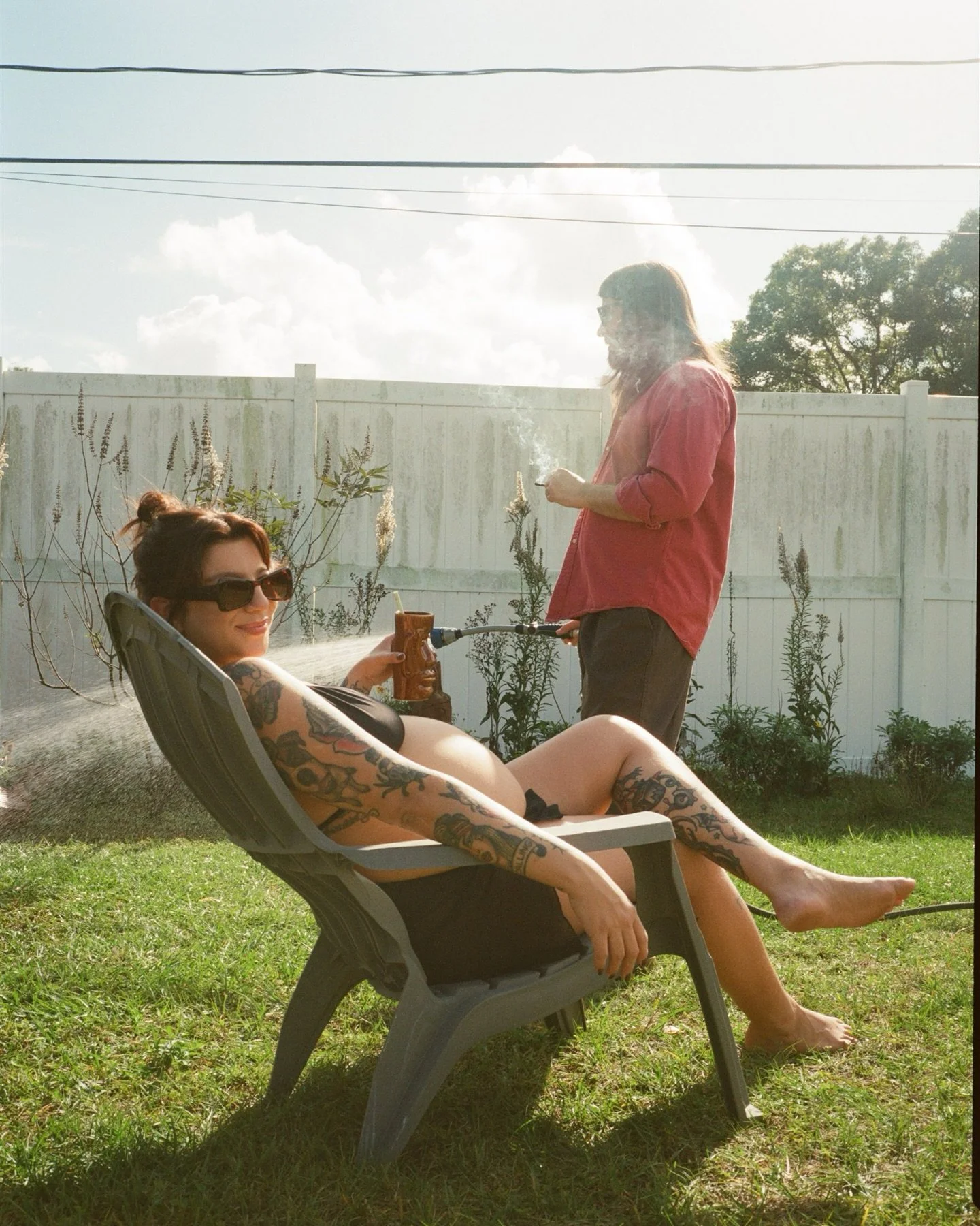 Marianna and Taylor are seriously two of the coolest parents I&rsquo;ve ever met. We shot inside and outside of their home, where they felt the most comfortable and free to just be themselves. I love these kinds of sessions 💛

photographed on digita