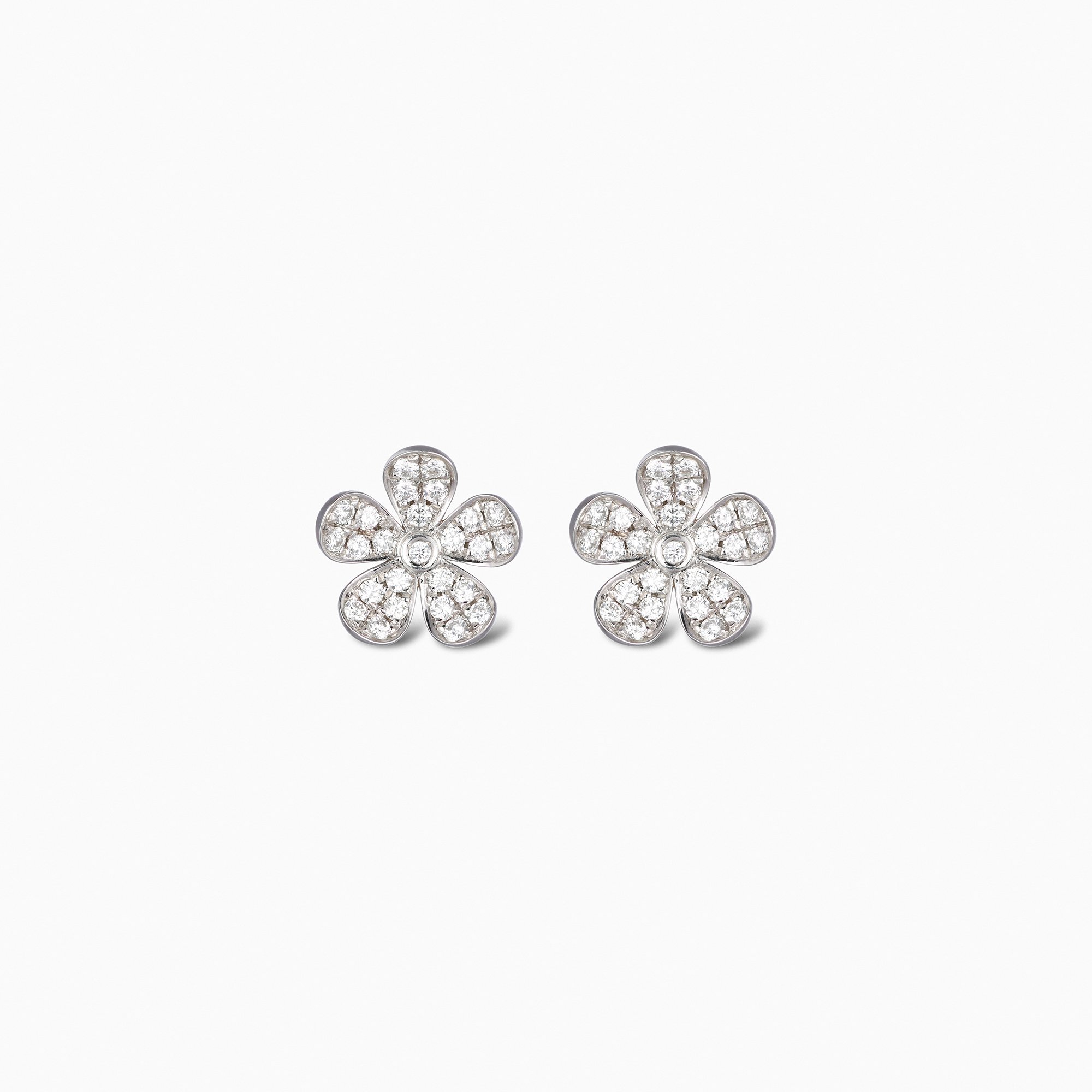 Buttercup White Gold and Diamond Flower Earrings copy.jpg