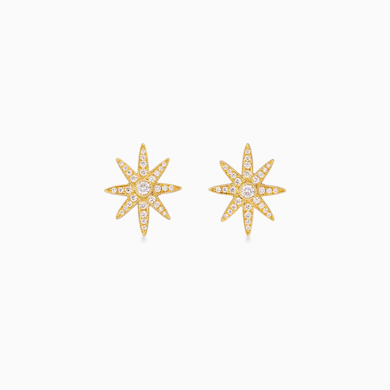 Star Earrings Yellow Gold Diamond Small.jpg