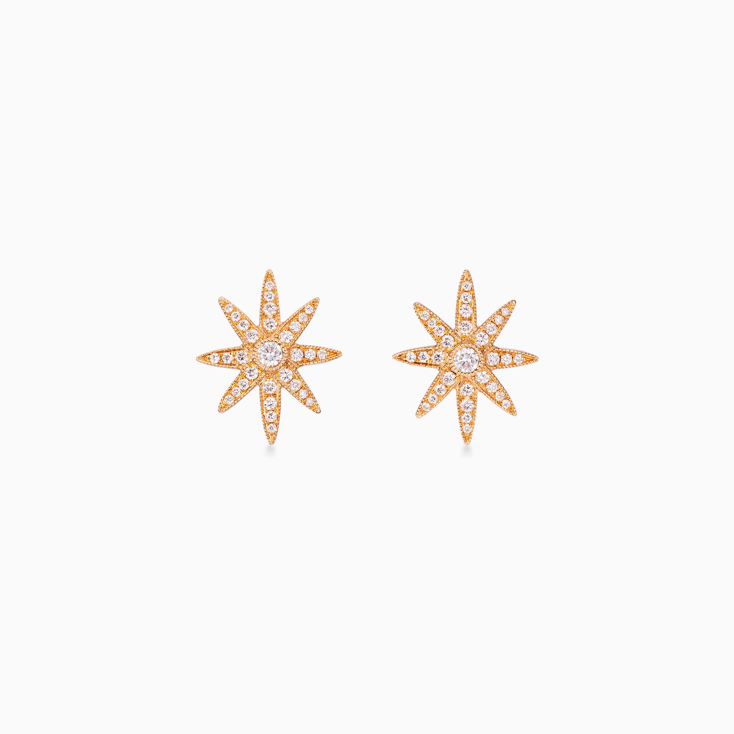 Star Earrings Rose Gold Diamond Small.jpg