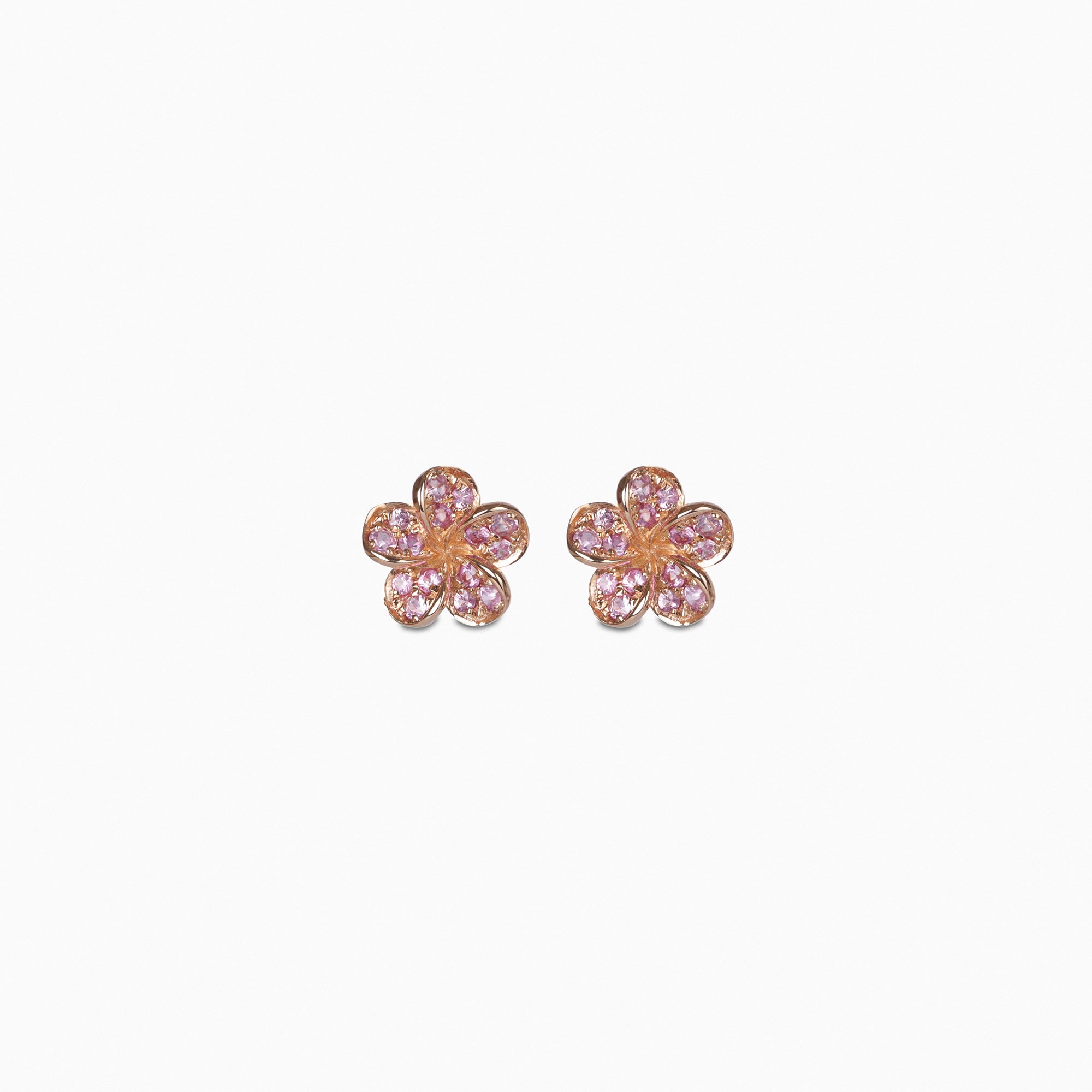 Pink Sapphire &amp; 18ct Rose Gold