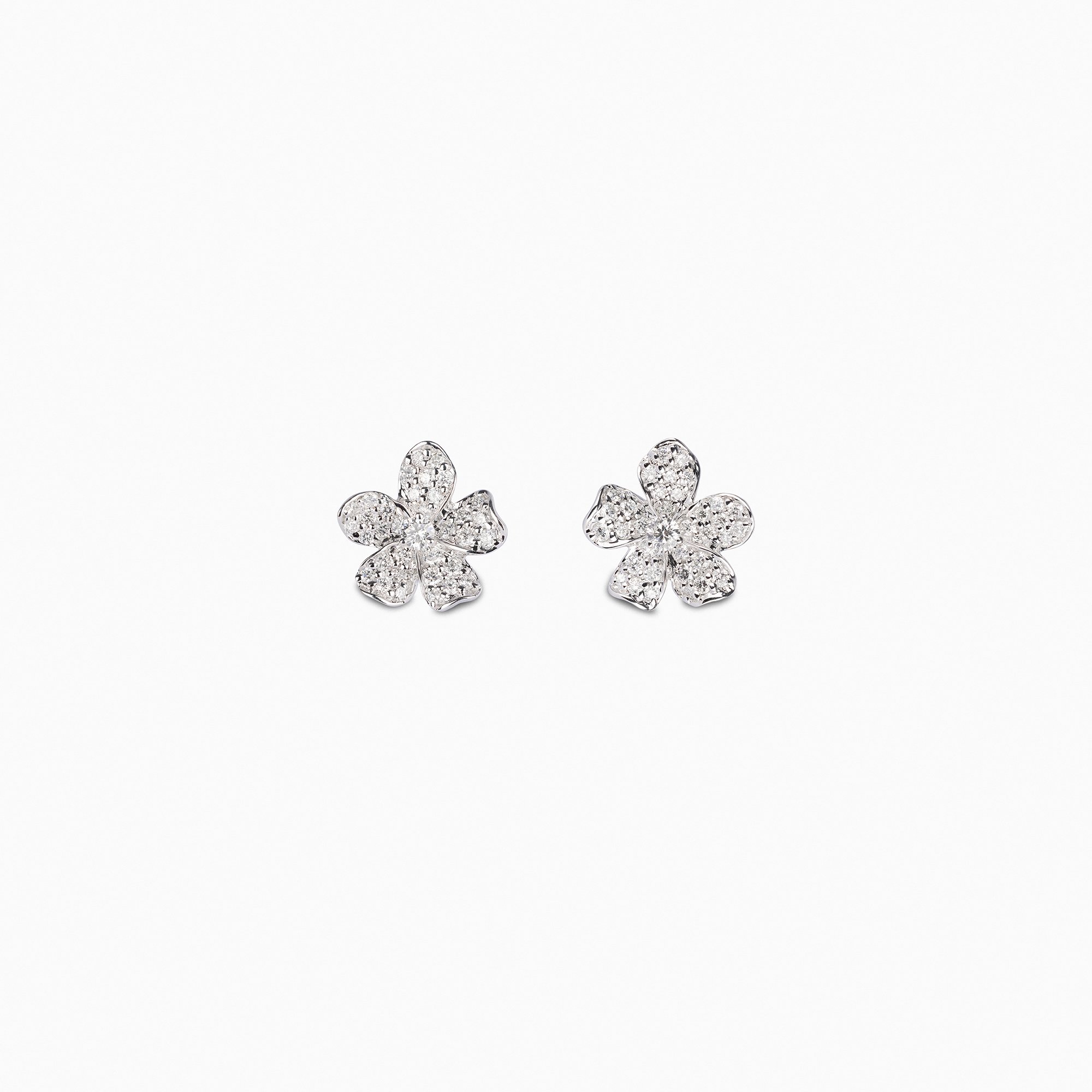 Pimpernel Flower Diamond and Platinum Earrings.jpg