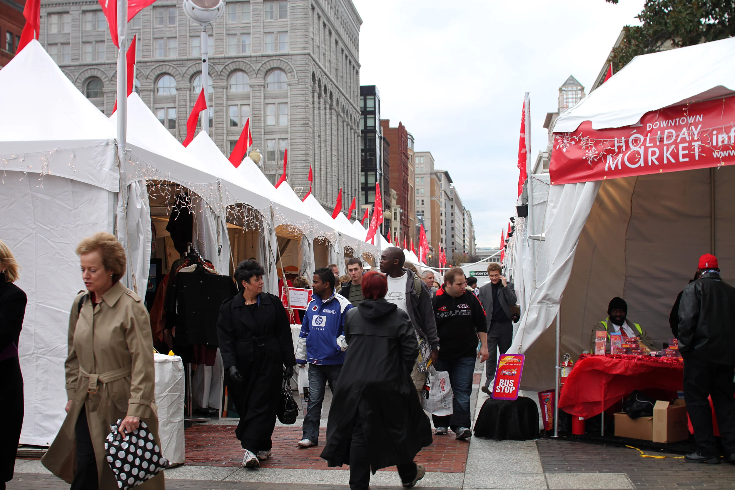 Downtown Holiday Market. CC - Mr.TinDC