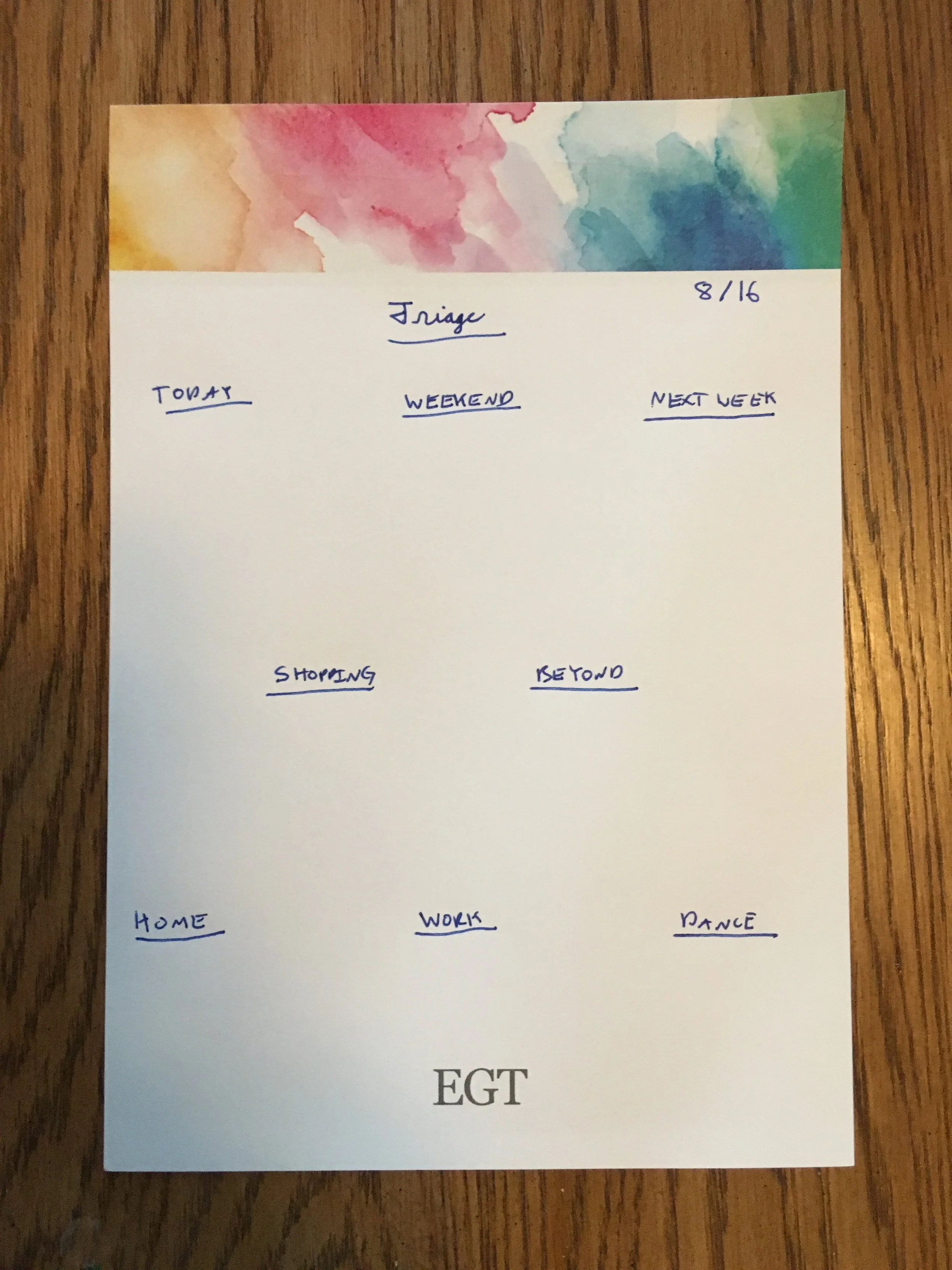 Triage List