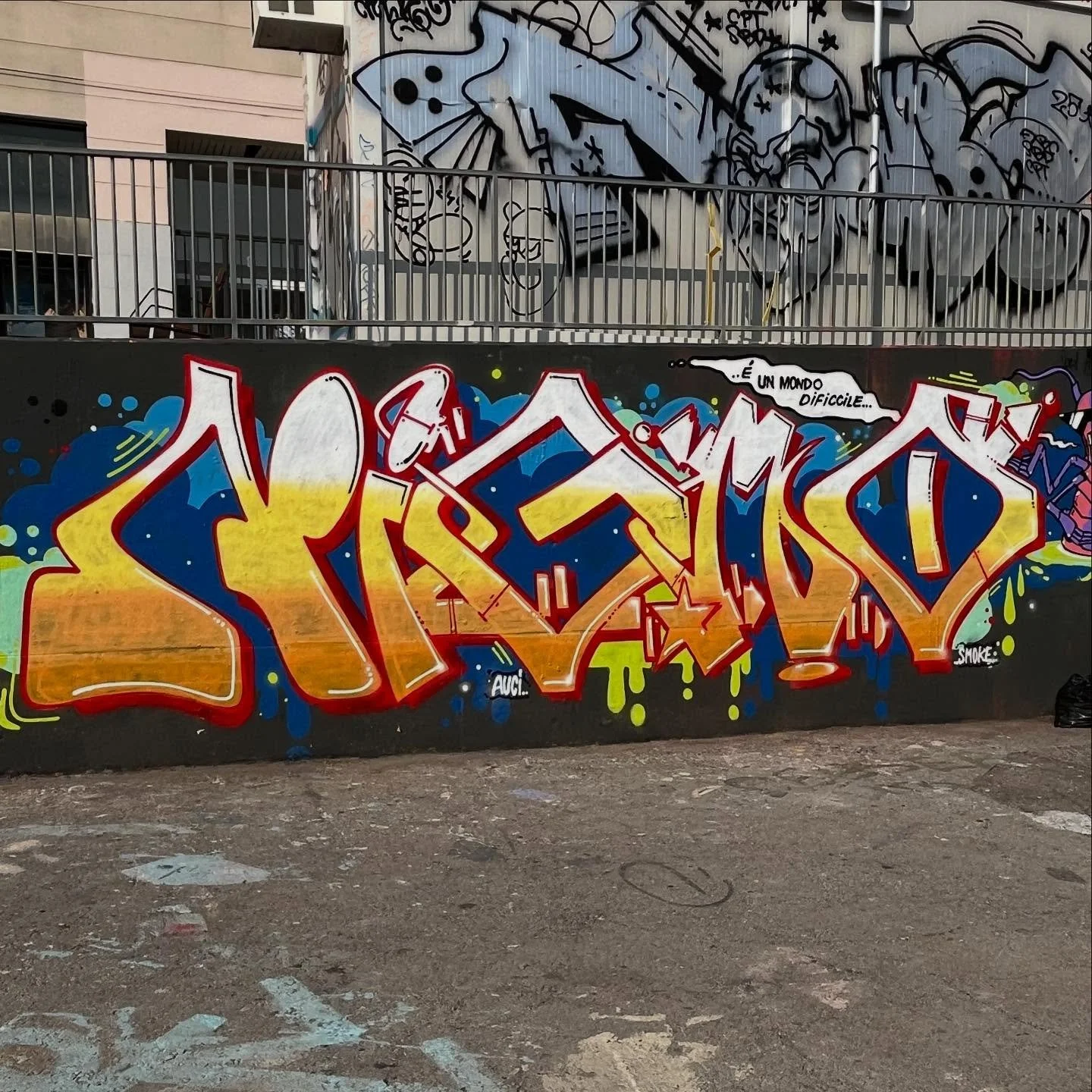 @mr_nigmo #mr_nigmo #graffiti #graffitiart #graffitiartist #graffitibarcelona #barcelonagraffiti #spraypaint #spraypaintart #bcngraffiti #arteenlascalles #spraypaintbarcelona #arteurba #bcnstreetstyletour #barcelonastreetstyletour #barcelonastreetsty