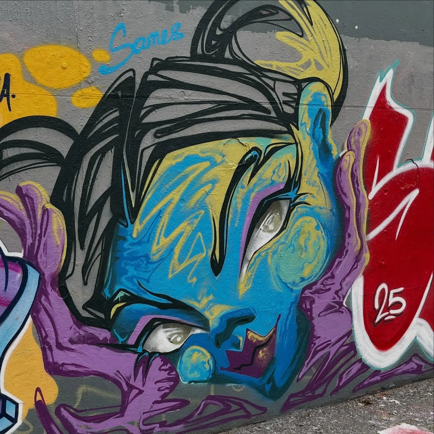 @samesarts #samesarts #streetart #bcnstreetart #streetartbarcelona #spraypaintart #spraypaintbarcelona #urbanart #urbanartist #barcelonastreetart #arteenlascalles #bcnstreetstyle #bcnstreetstyletour #arteurba #barcelonastreetstyletour #barcelonastree