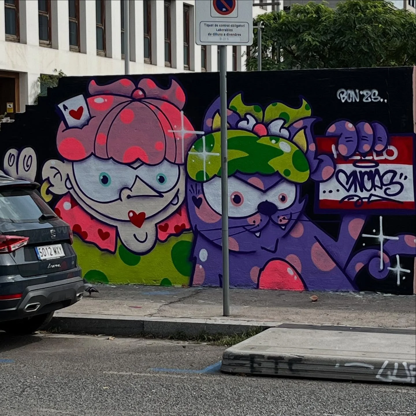 @oncps #oncps #streetart #bcnstreetart #streetartbarcelona #spraypaintart #spraypaintbarcelona #urbanart #urbanartist #barcelonastreetart #arteenlascalles #bcnstreetstyle #bcnstreetstyletour #arteurba #barcelonastreetstyletour #barcelonastreetstyleto