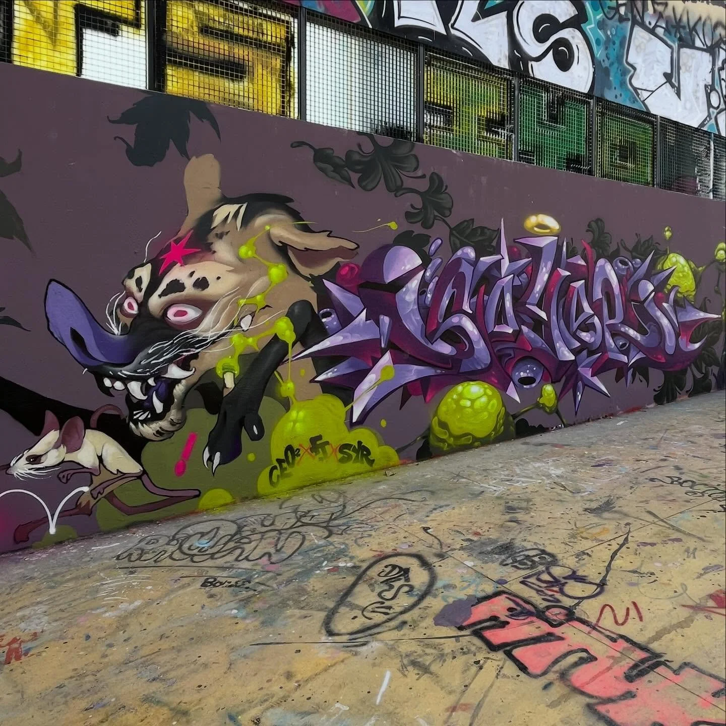 @fatum.paint @sawyer.graffiti #fatum.paint #sawyer.graffiti #graffiti #graffitiart #graffitiartist #graffitibarcelona #barcelonagraffiti #spraypaint #spraypaintart #bcngraffiti #arteenlascalles #spraypaintbarcelona #arteurba #bcnstreetstyletour #barc