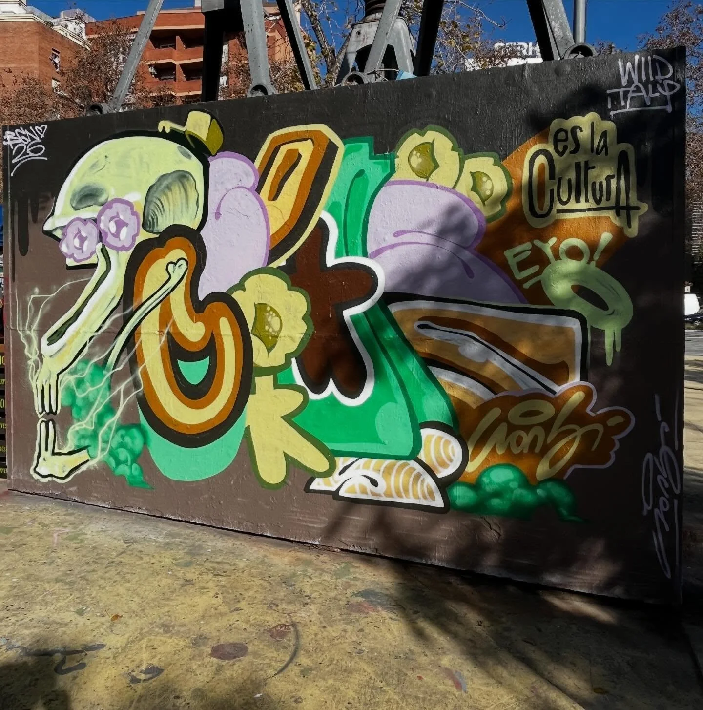 #graffiti #barcelonastreetart #barcelonastreetstyletour #streetarttourbarcelona #barcelonastreetarttour