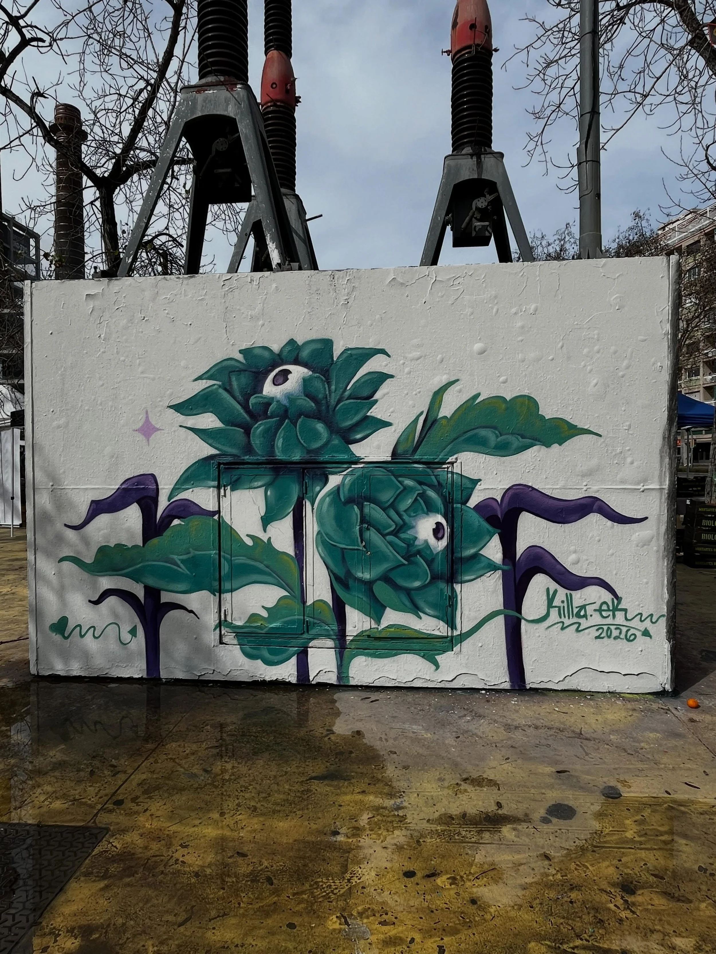 @killa.ek #streetart #barcelonastreetart #barcelonastreetstyletour #streetarttourbarcelona #barcelonastreetarttour