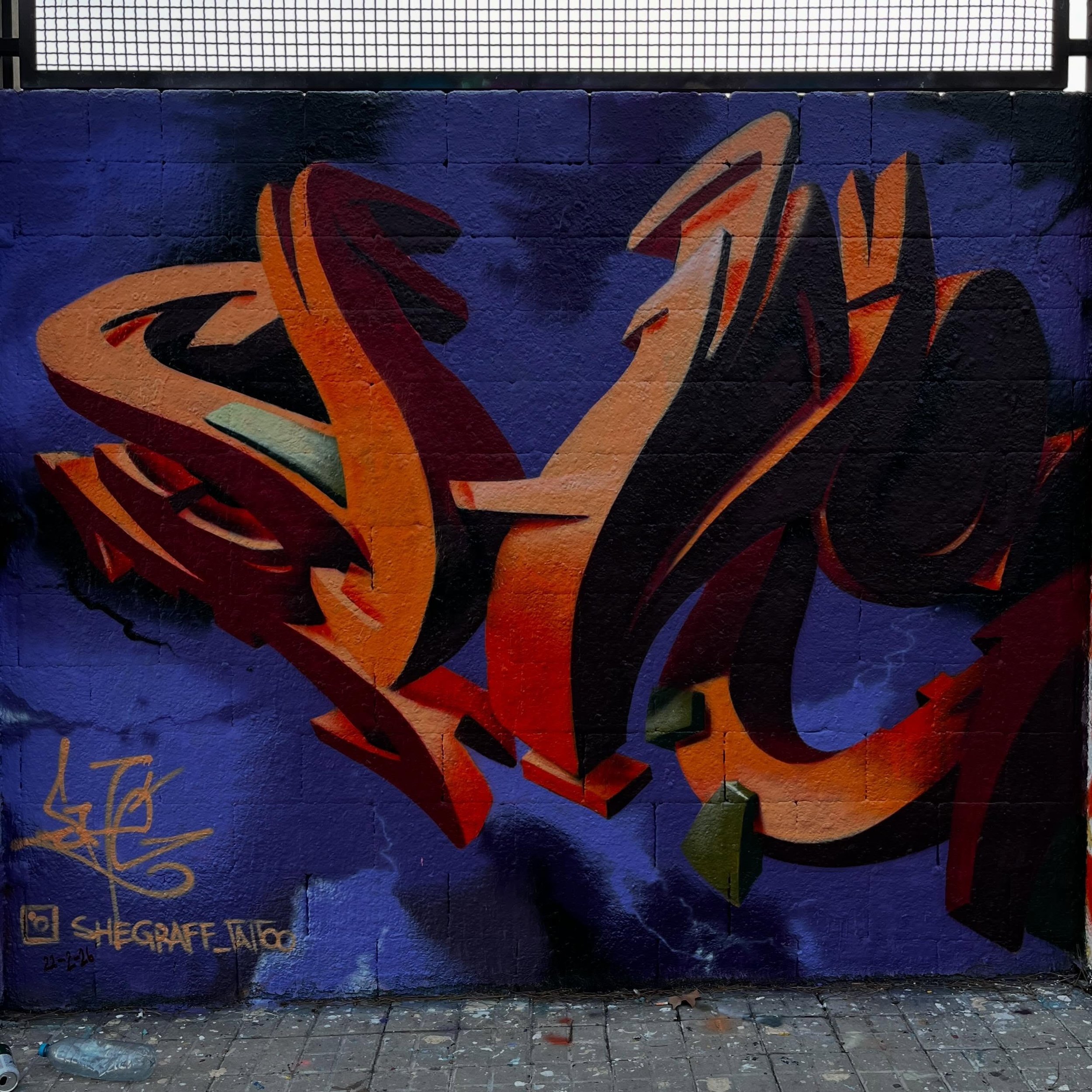 @shegraff_tattoo #graffiti #barcelonastreetart #barcelonastreetstyletour #streetarttourbarcelona #barcelonastreetarttour