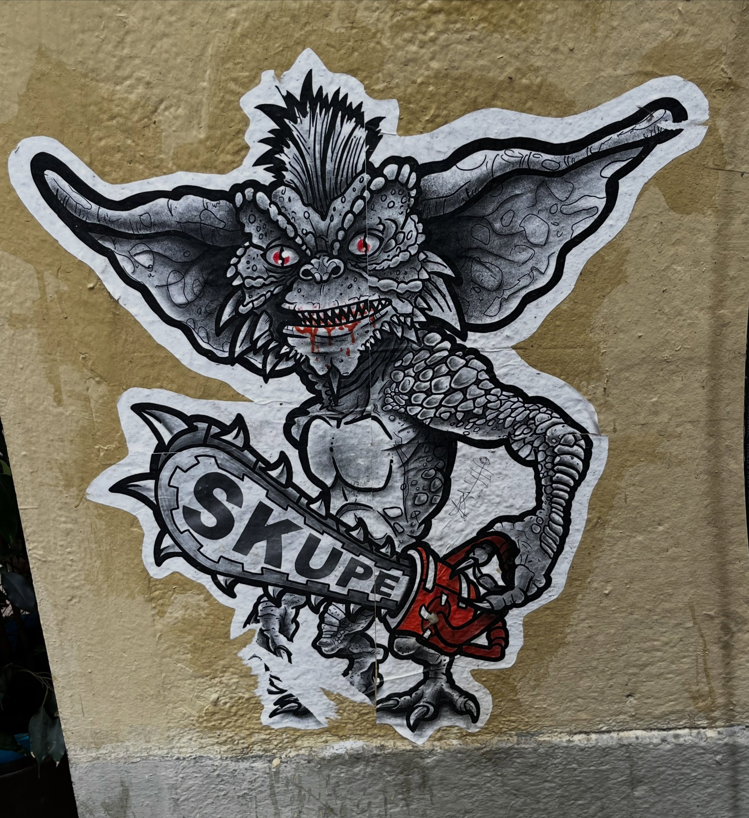 @skupe_arte #streetart #barcelonastreetart #barcelonastreetstyletour #streetarttourbarcelona #barcelonastreetarttour