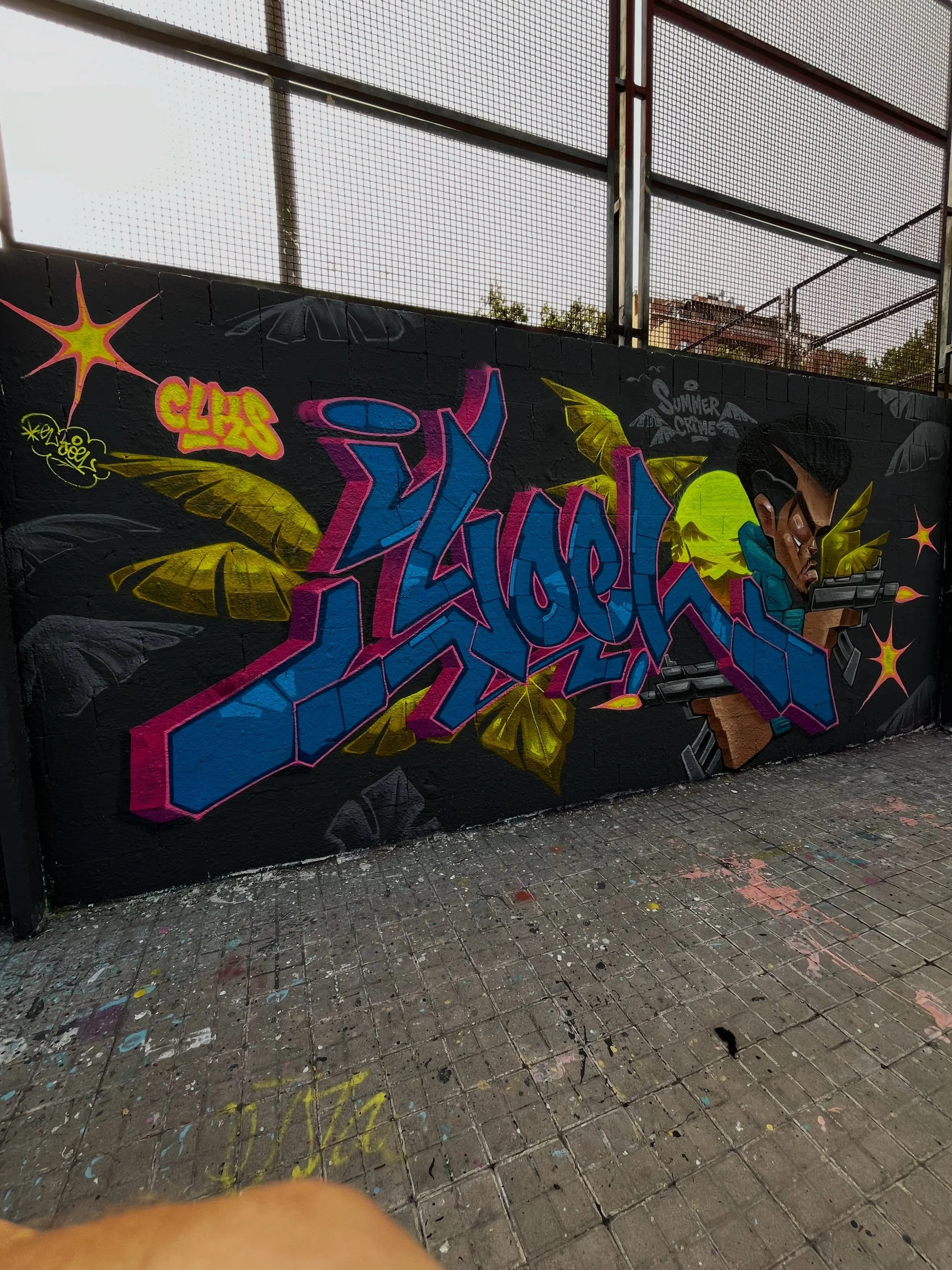 #graffiti #barcelonastreetart #barcelonastreetstyletour #streetarttourbarcelona #barcelonastreetarttour