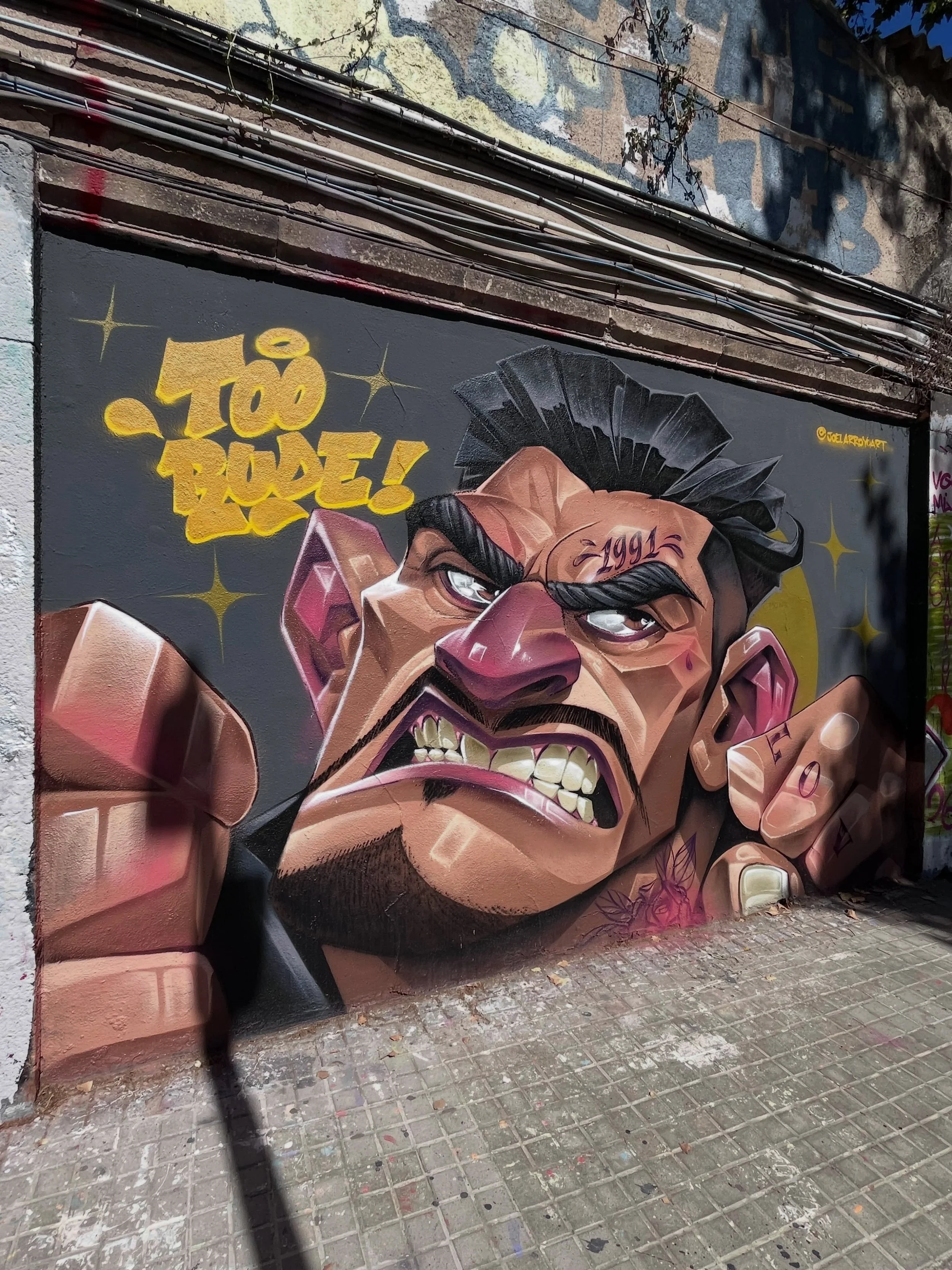 #streetart #barcelonastreetart #barcelonastreetstyletour #streetarttourbarcelona #barcelonastreetarttour