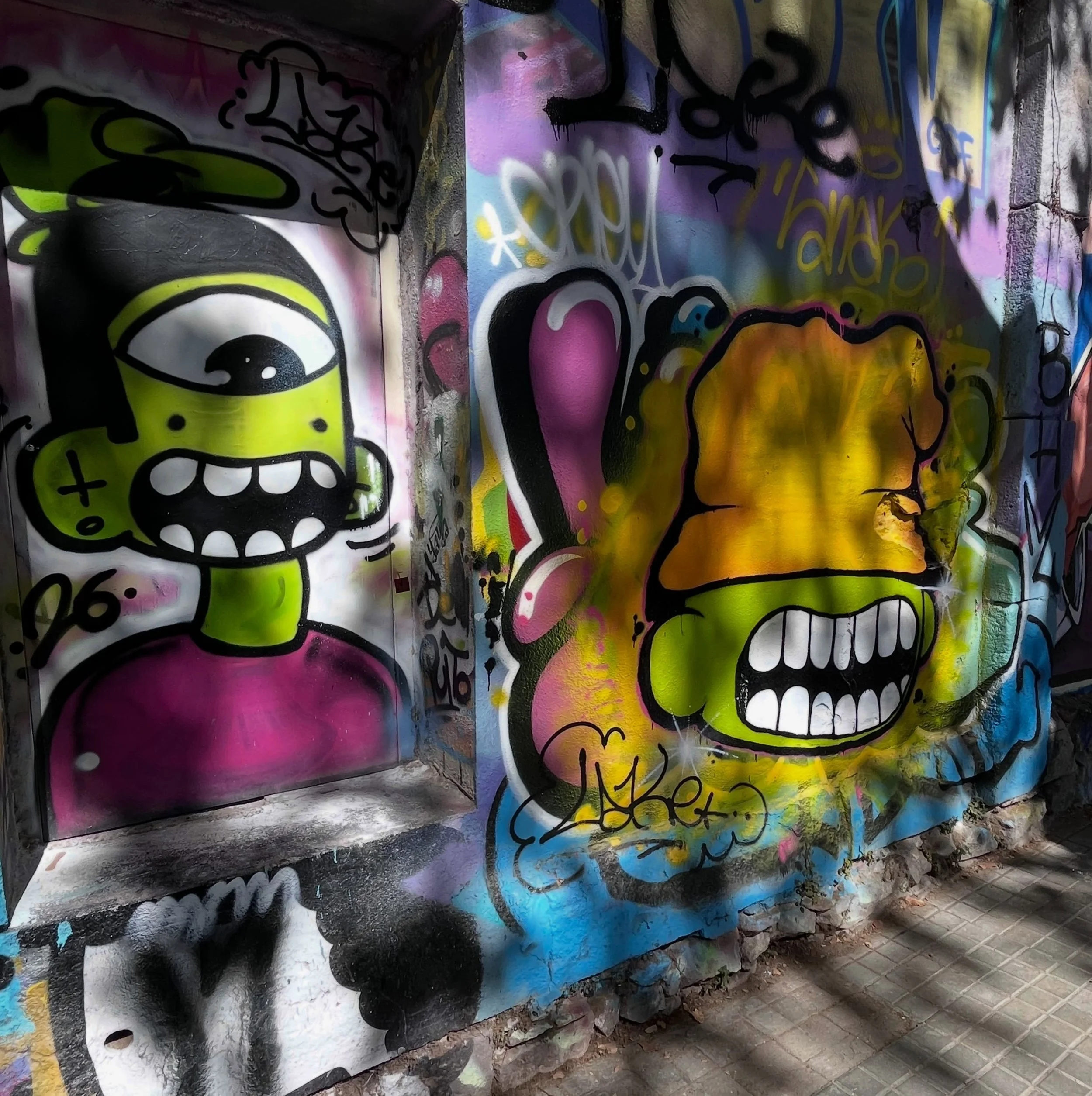 @lake_islove #streetart #barcelonastreetart #barcelonastreetstyletour #streetarttourbarcelona #barcelonastreetarttour