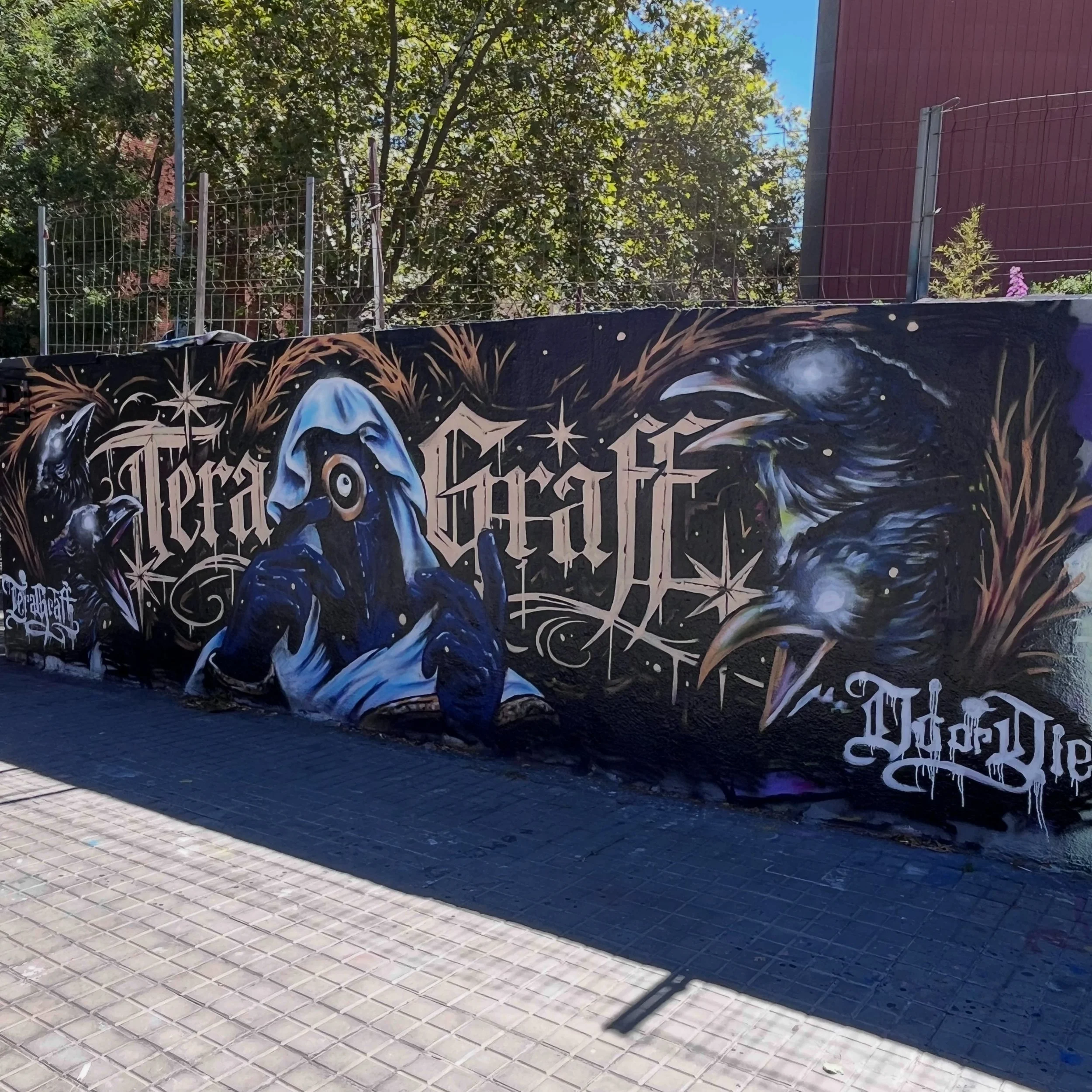 @teragraff #graffiti #barcelonastreetart #barcelonastreetstyletour #streetarttourbarcelona #barcelonastreetarttour