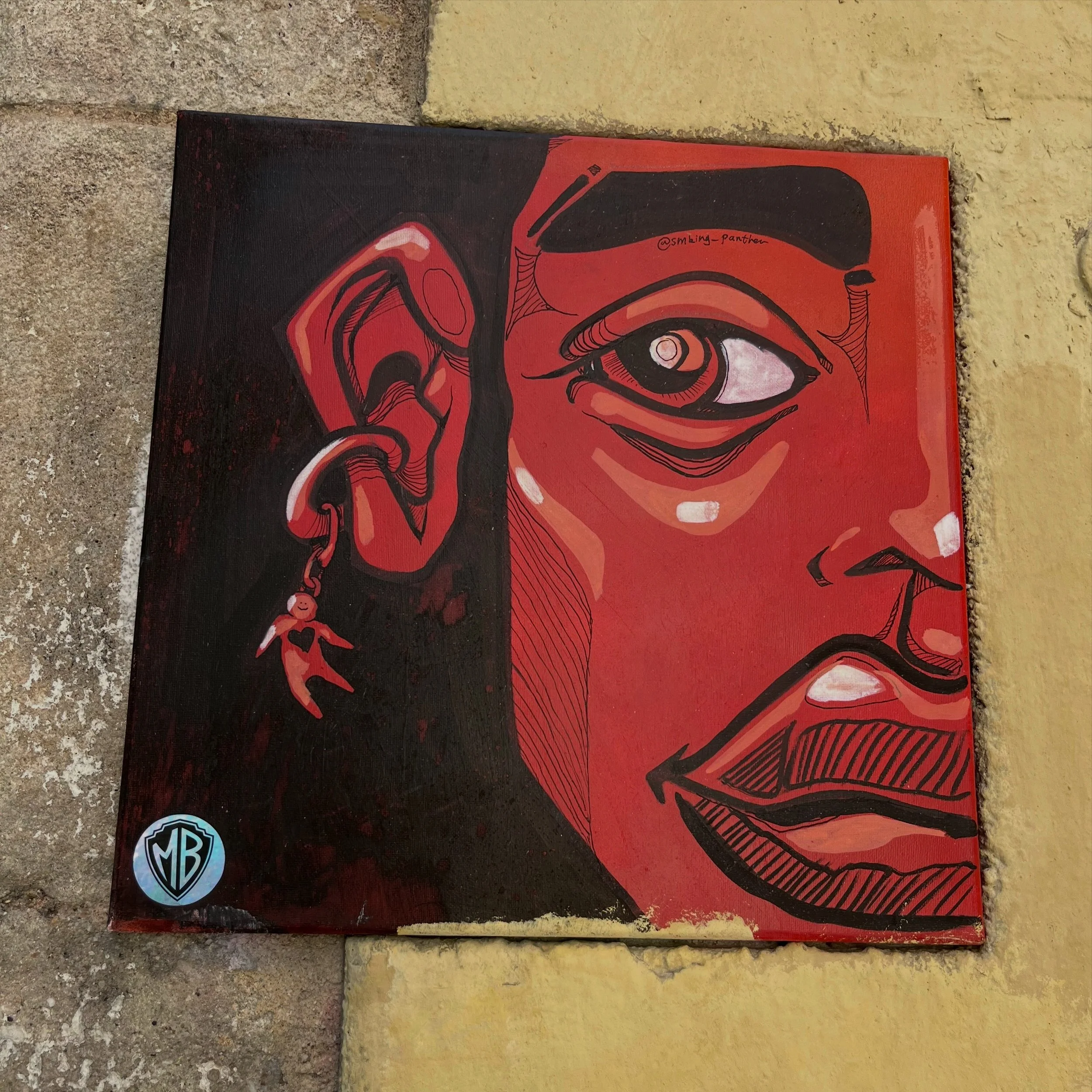 @smking_panther #streetart #barcelonastreetart #barcelonastreetstyletour #streetarttourbarcelona #barcelonastreetarttour