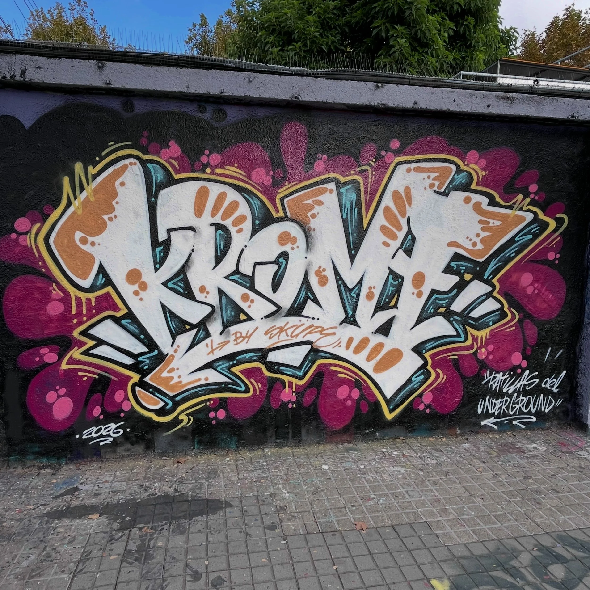@skupe_arte #graffiti #barcelonastreetart #barcelonastreetstyletour #streetarttourbarcelona #barcelonastreetarttour