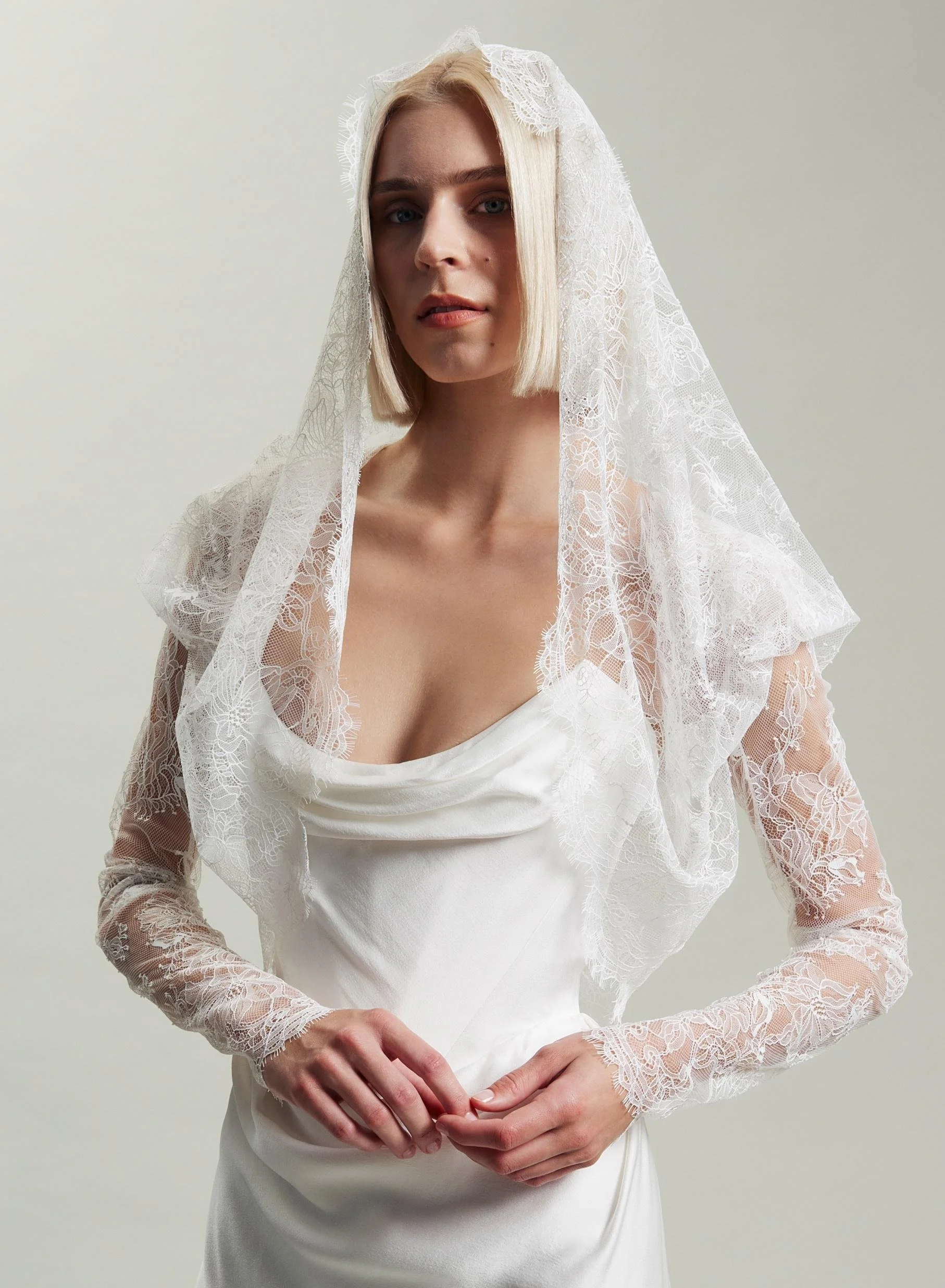 LACE FISHU BLOUSE (Discontinued)