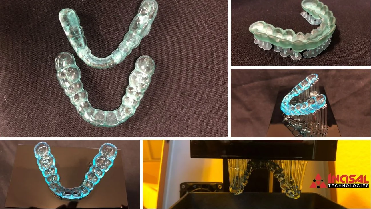 Night Guards Printed with our cara Print 4.0 3D Printer